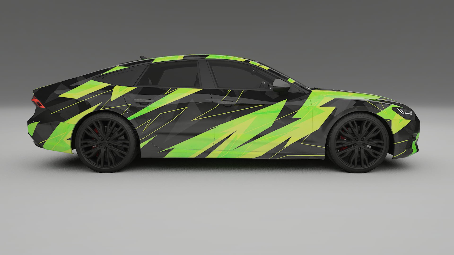 Audi A7 C8 Sportback prefacelift pre-LCI NINJA TURTLES – Kit Wrap PPF Personalizzato in Pellicola Poliuretanica Stampabile