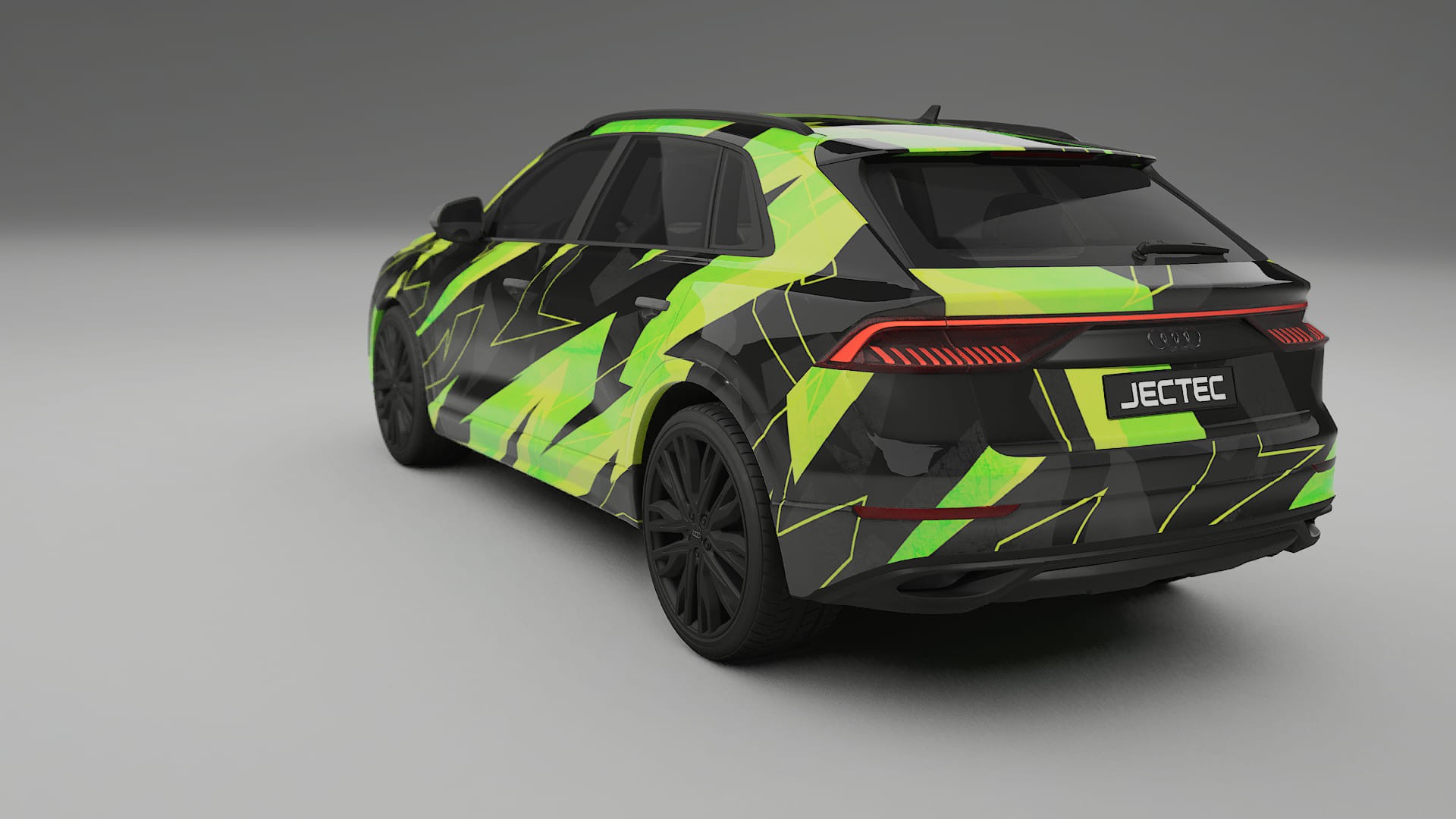 Audi Q8 F1 prefacelift pre-LCI NINJA TURTLES – Kit Wrap PPF Personalizzato in Pellicola Poliuretanica Stampabile