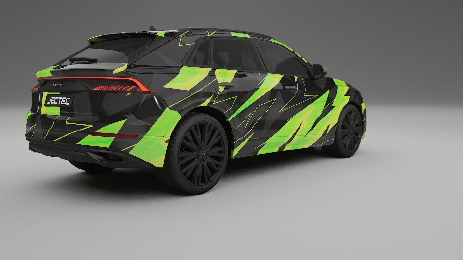 Audi Q8 F1 prefacelift pre-LCI NINJA TURTLES – Kit Wrap PPF Personalizzato in Pellicola Poliuretanica Stampabile