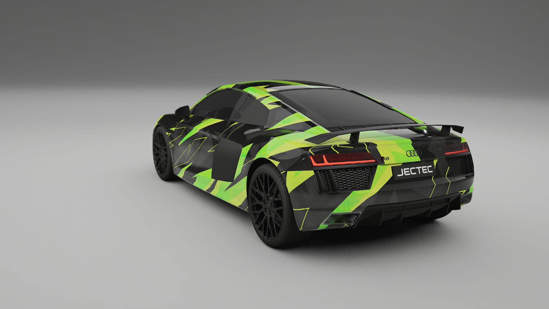 Audi R8 typ-4S prefacelift pre-LCI NINJA TURTLES – Kit Wrap PPF Personalizzato in Pellicola Poliuretanica Stampabile