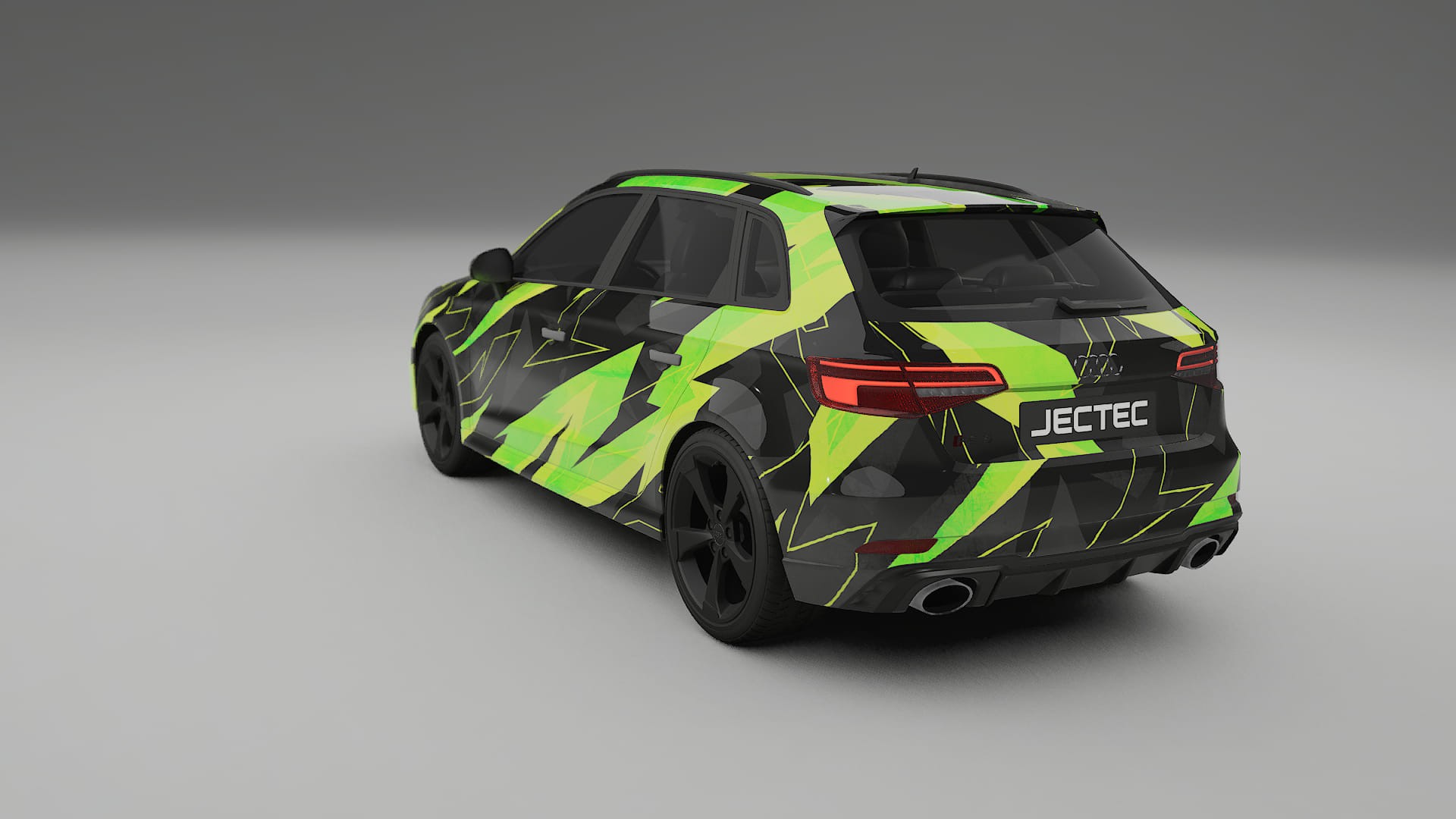 Audi RS3 Sportback 8V facelift LCI NINJA TURTLES – Kit Wrap PPF Personalizzato in Pellicola Poliuretanica Stampabile