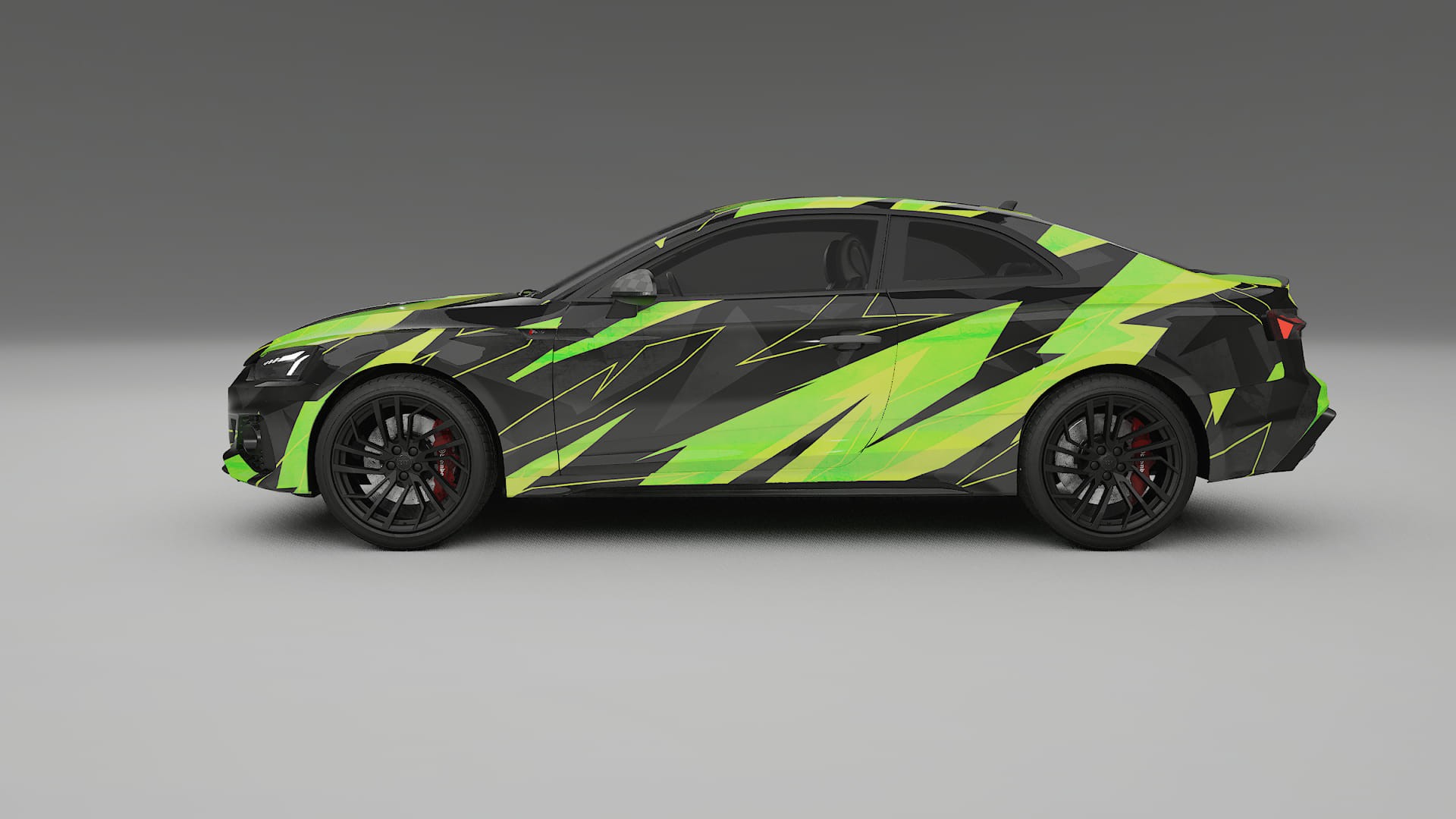 Audi RS5 Coupe B9 facelift pre-LCI NINJA TURTLES – Kit Wrap PPF Personalizzato in Pellicola Poliuretanica Stampabile