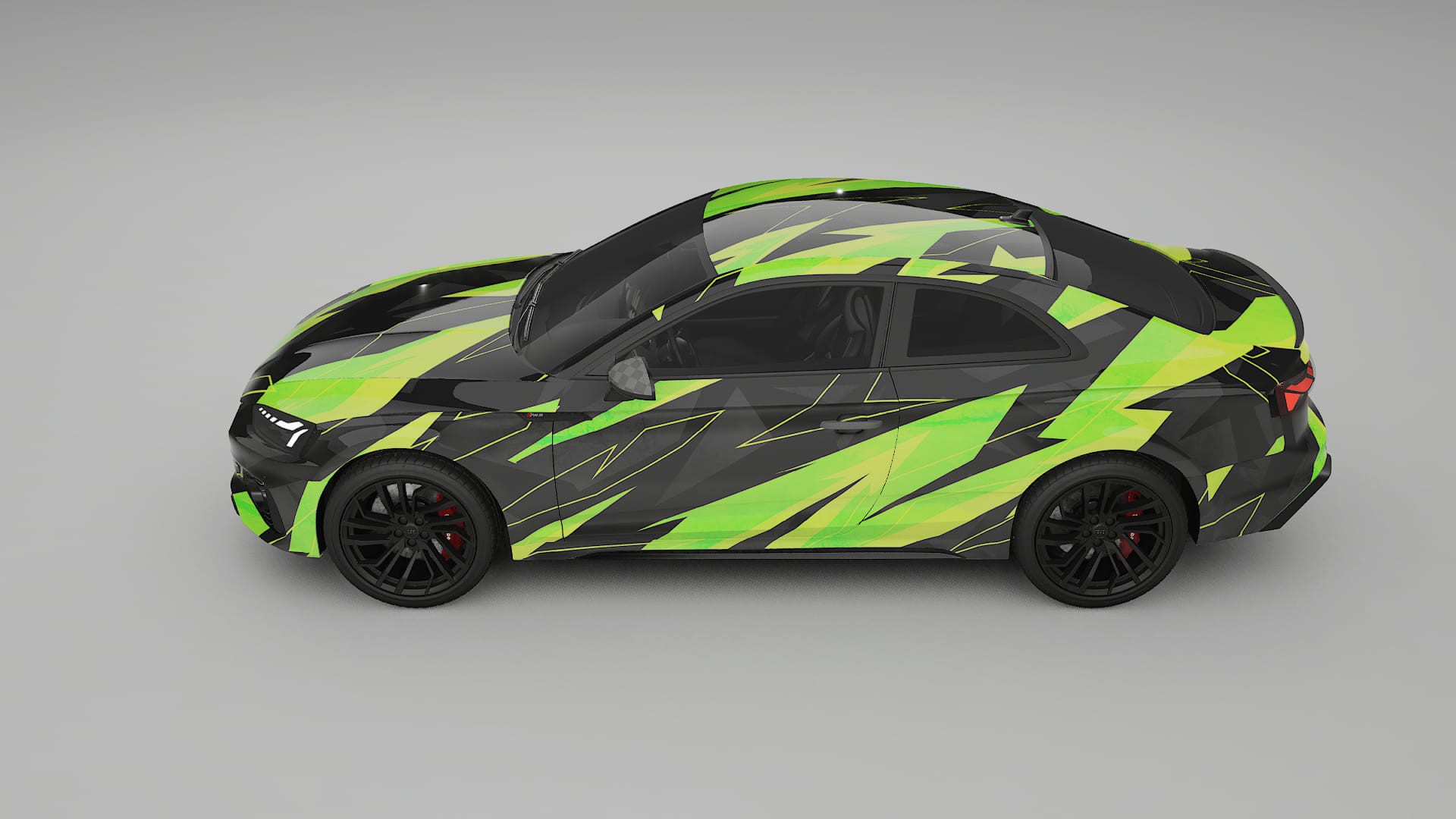 Audi RS5 Coupe B9 facelift pre-LCI NINJA TURTLES – Kit Wrap PPF Personalizzato in Pellicola Poliuretanica Stampabile