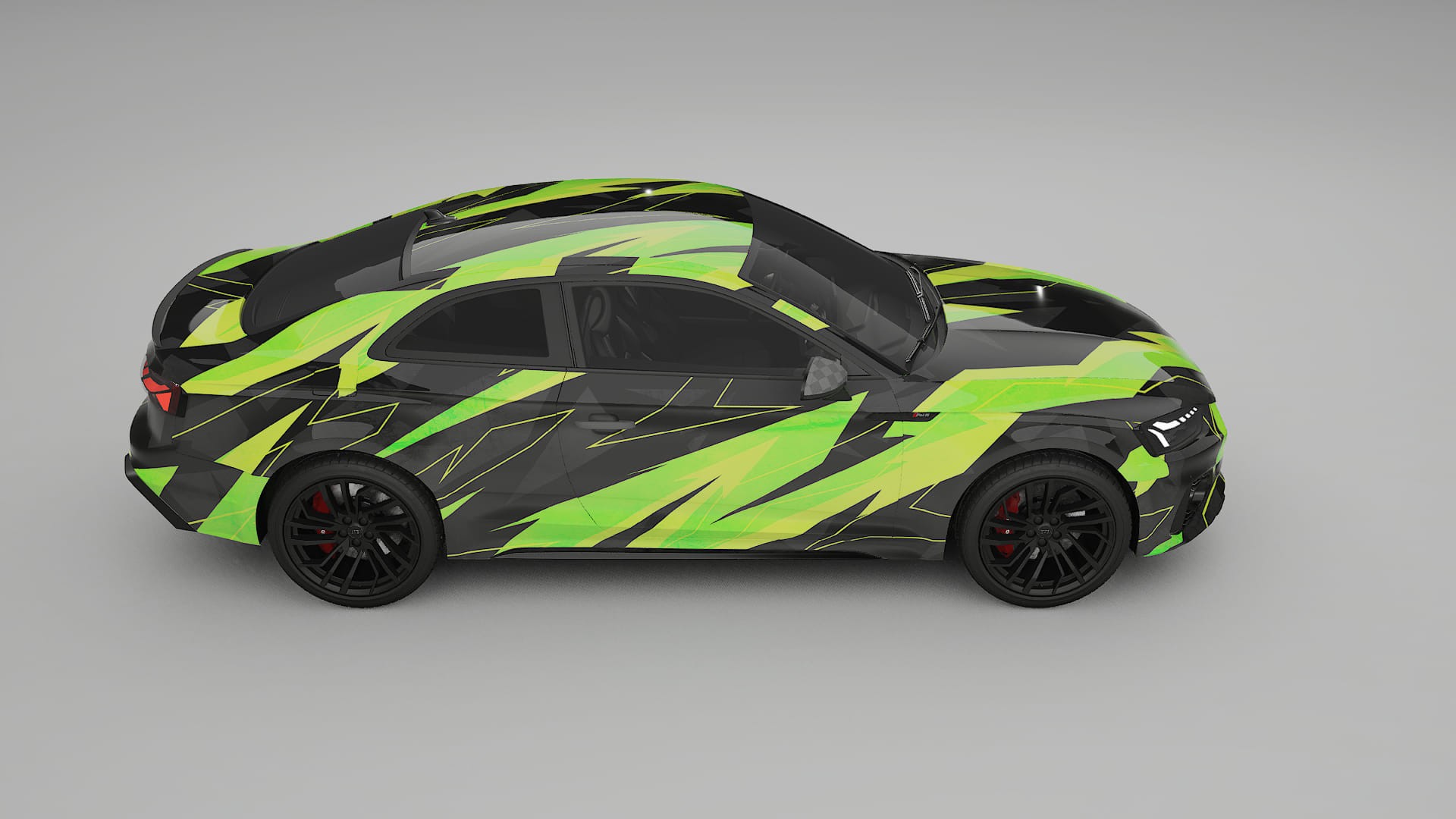 Audi RS5 Coupe B9 facelift pre-LCI NINJA TURTLES – Kit Wrap PPF Personalizzato in Pellicola Poliuretanica Stampabile