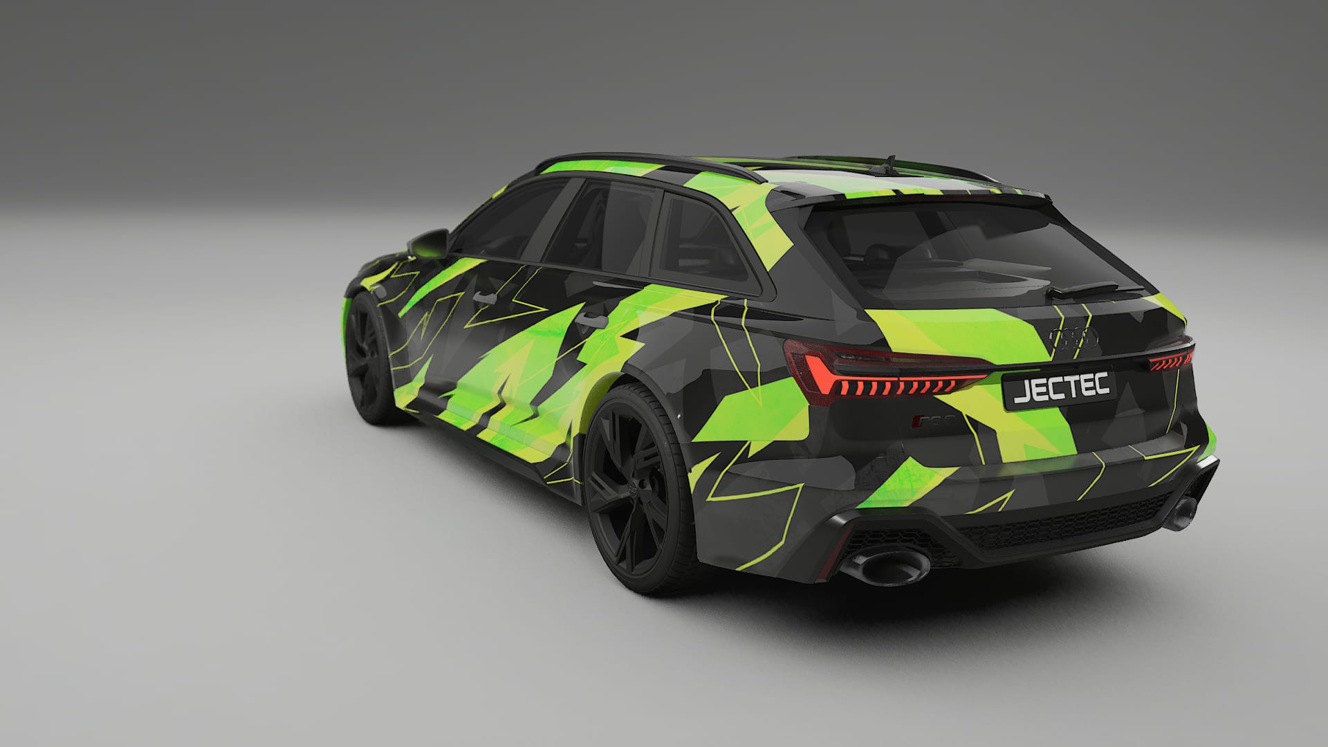 Audi RS6 Avant C8 facelift LCI NINJA TURTLES – Kit Wrap PPF Personalizzato in Pellicola Poliuretanica Stampabile