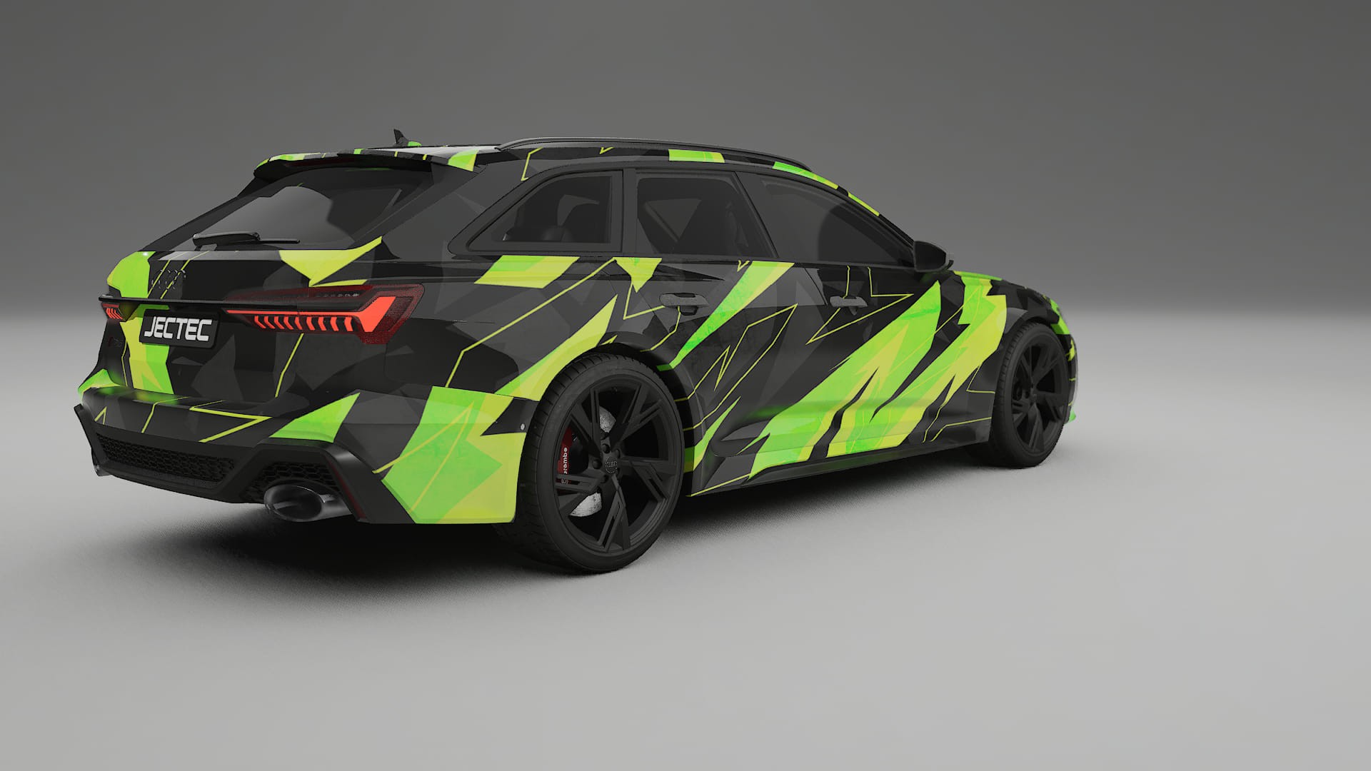 Audi RS6 Avant C8 facelift LCI NINJA TURTLES – Kit Wrap PPF Personalizzato in Pellicola Poliuretanica Stampabile