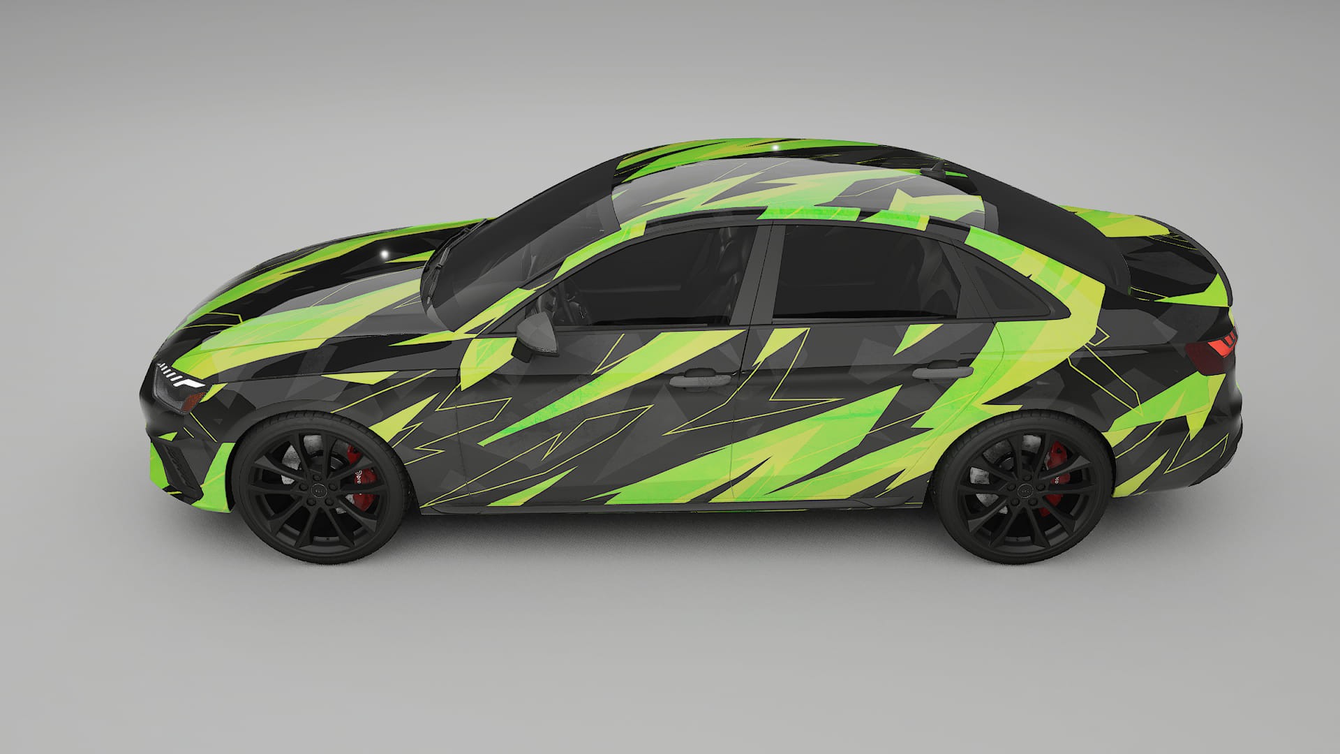 Audi S4 Sedan B9 facelift LCI NINJA TURTLES – Kit Wrap PPF Personalizzato in Pellicola Poliuretanica Stampabile