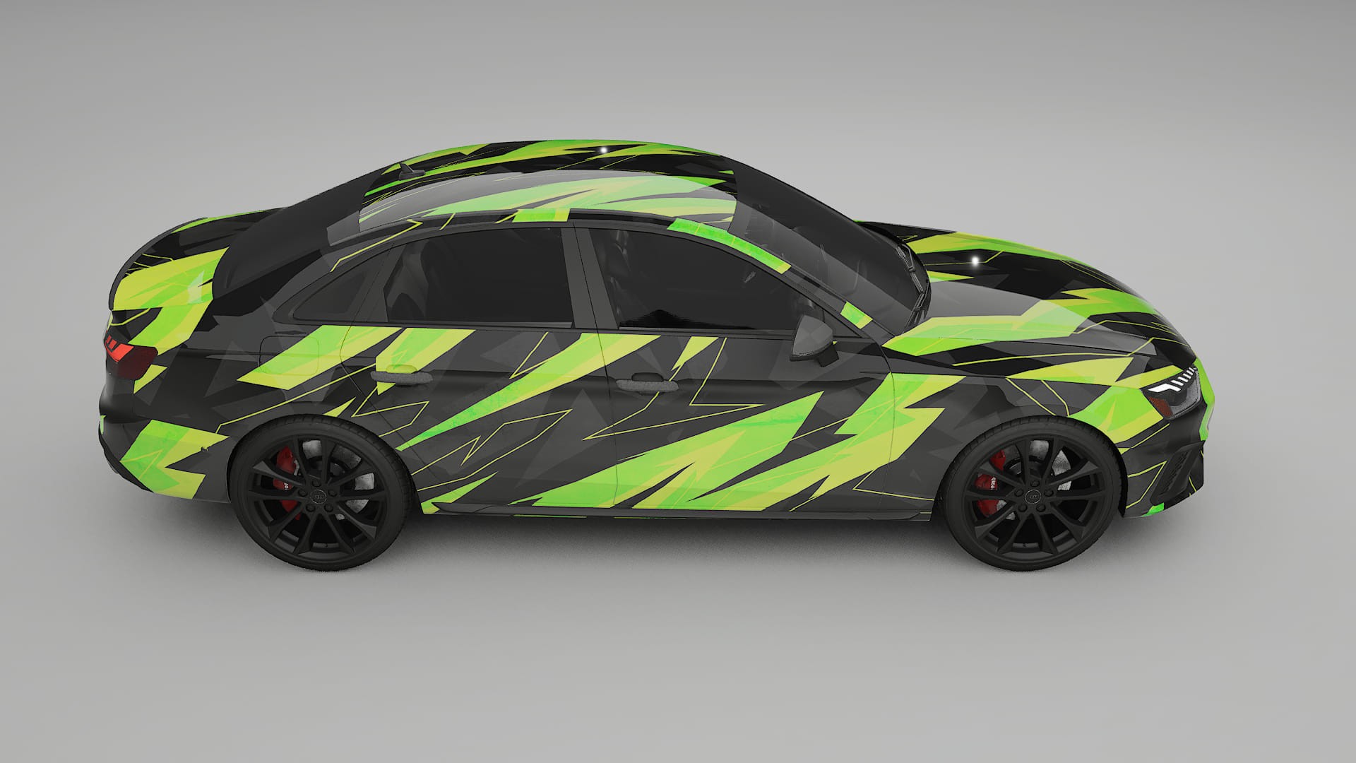 Audi S4 Sedan B9 facelift LCI NINJA TURTLES – Kit Wrap PPF Personalizzato in Pellicola Poliuretanica Stampabile