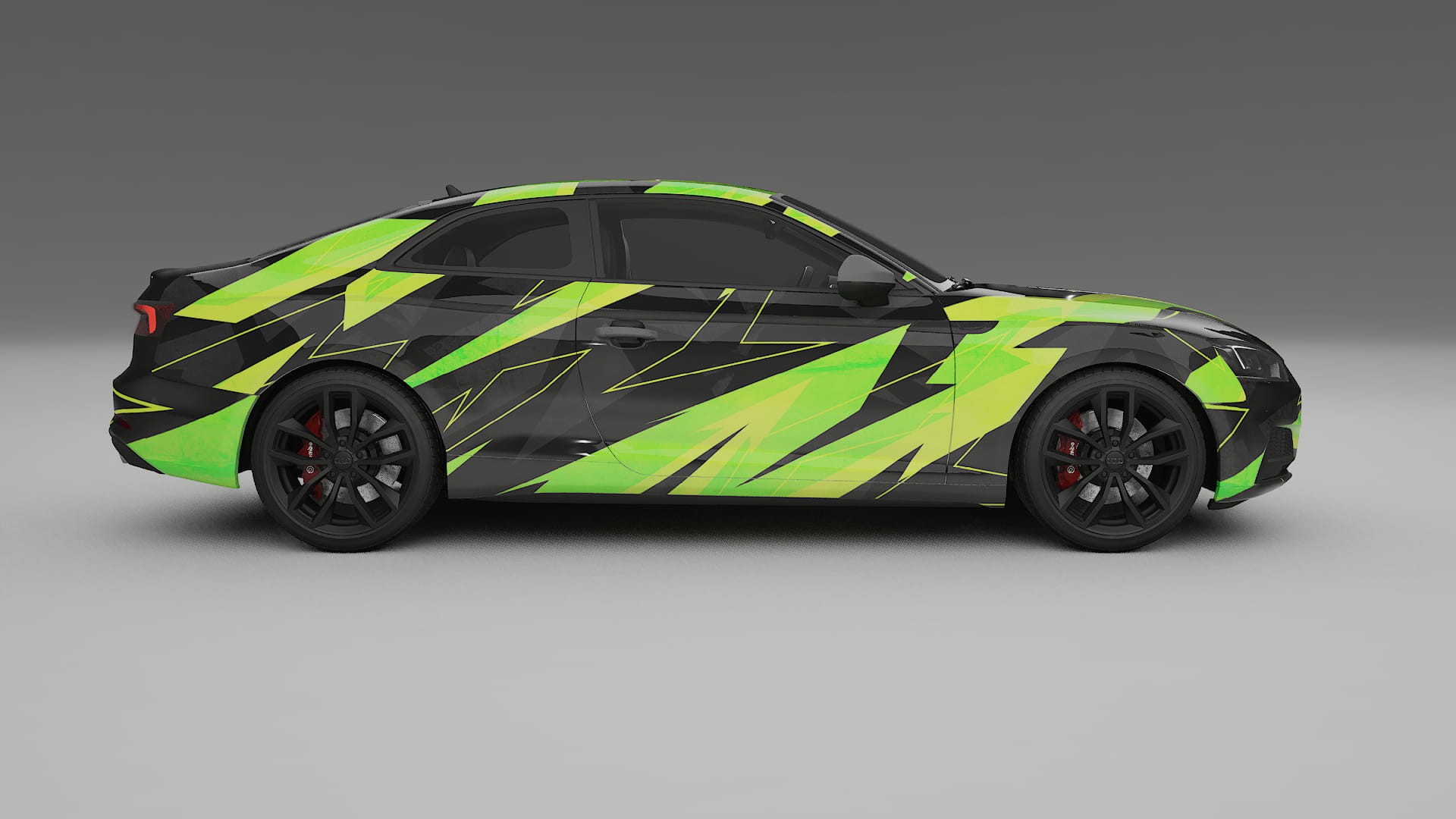 Audi S5 B9 prefacelift pre-LCI NINJA TURTLES – Kit Wrap PPF Personalizzato in Pellicola Poliuretanica Stampabile