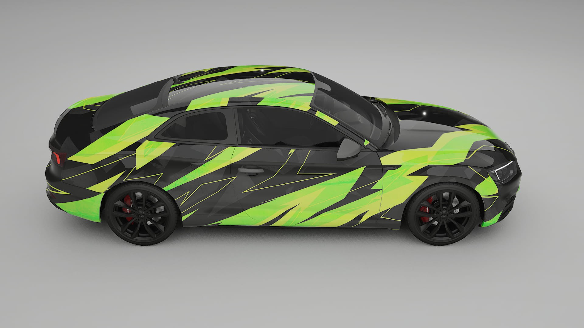 Audi S5 B9 prefacelift pre-LCI NINJA TURTLES – Kit Wrap PPF Personalizzato in Pellicola Poliuretanica Stampabile