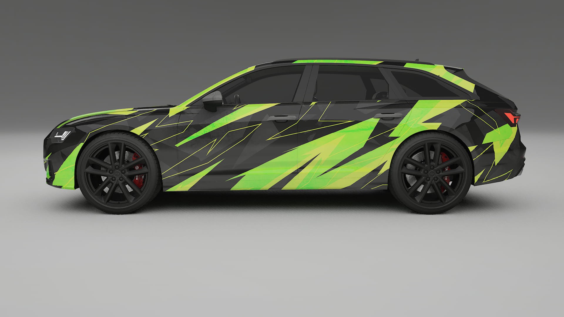 Audi S6 Avant prefacelift pre-LCI C8 NINJA TURTLES – Kit Wrap PPF Personalizzato in Pellicola Poliuretanica Stampabile