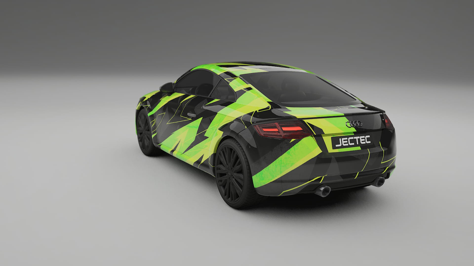 Audi TT Coupe 8S prefacelift pre-LCI NINJA TURTLES – Kit Wrap PPF Personalizzato in Pellicola Poliuretanica Stampabile