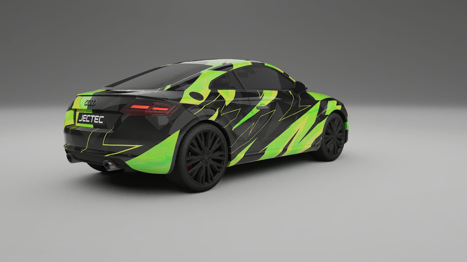 Audi TT Coupe 8S prefacelift pre-LCI NINJA TURTLES – Kit Wrap PPF Personalizzato in Pellicola Poliuretanica Stampabile