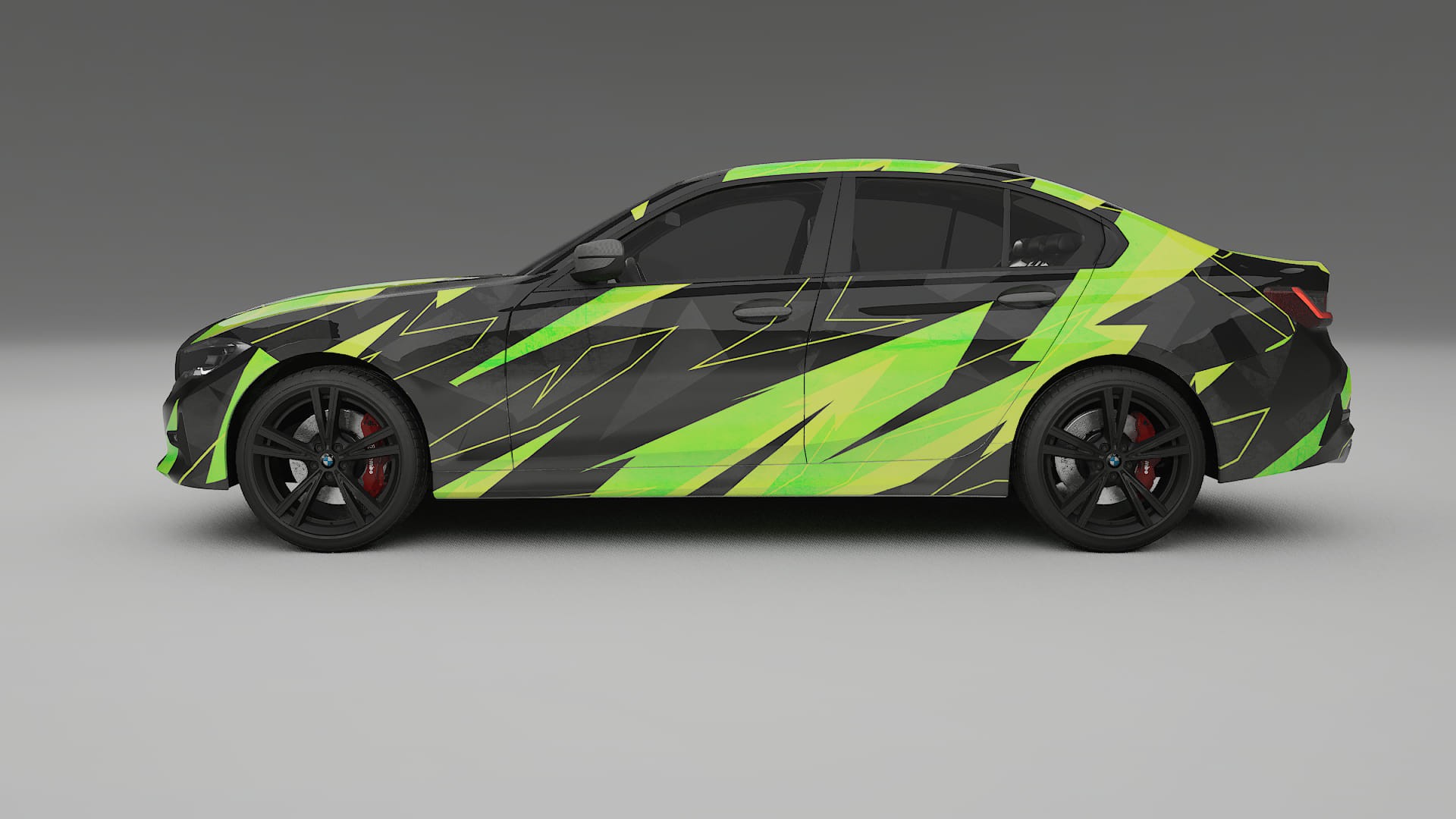 BMW 3 G20 prefacelift pre-LCI NINJA TURTLES – Kit Wrap PPF Personalizzato in Pellicola Poliuretanica Stampabile