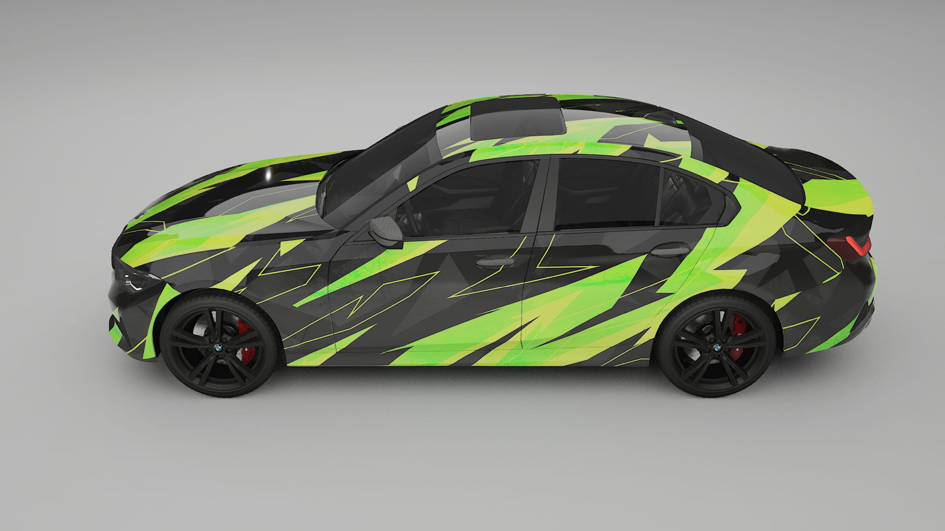 BMW 3 G20 prefacelift pre-LCI NINJA TURTLES – Kit Wrap PPF Personalizzato in Pellicola Poliuretanica Stampabile