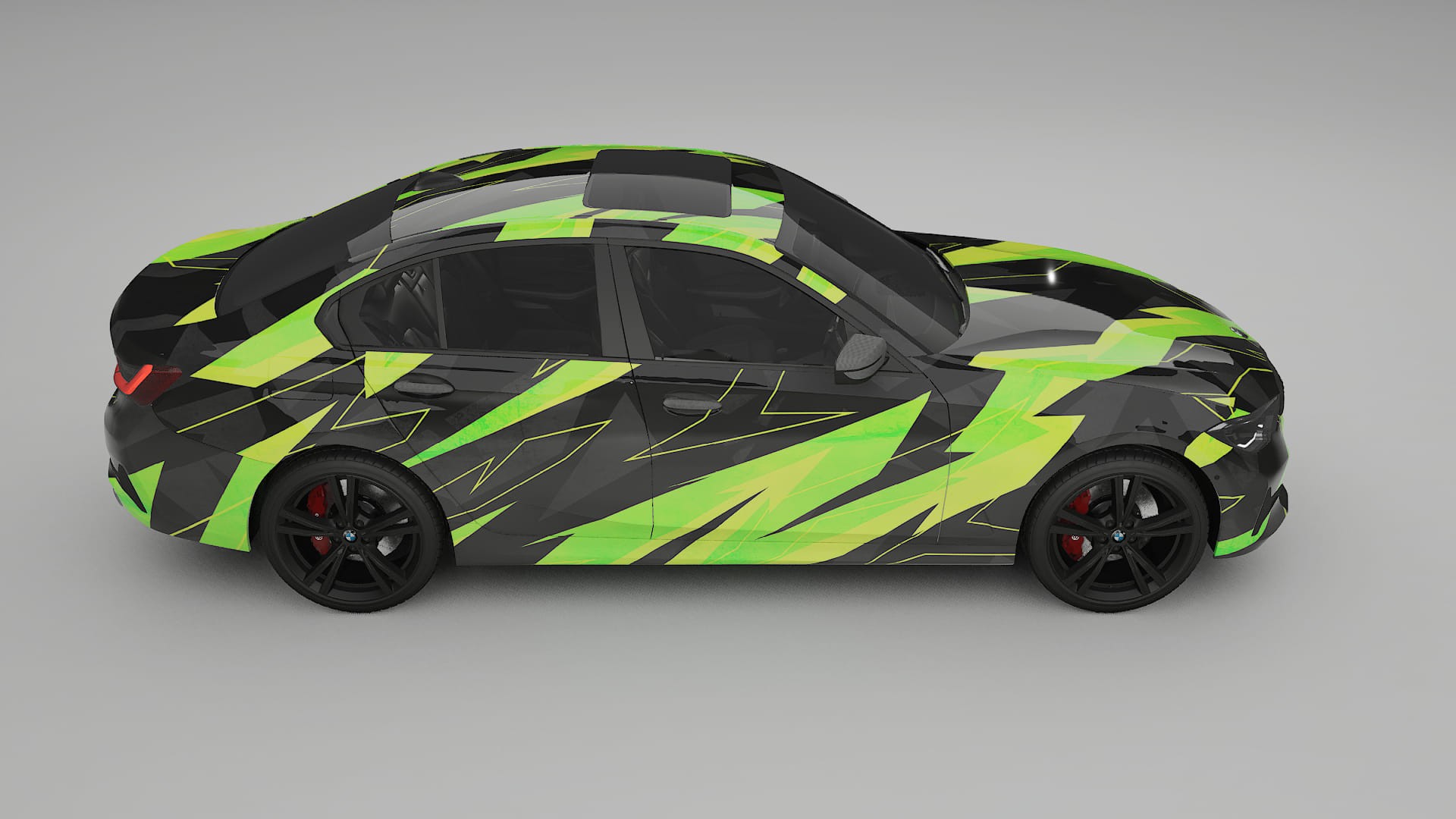 BMW 3 G20 prefacelift pre-LCI NINJA TURTLES – Kit Wrap PPF Personalizzato in Pellicola Poliuretanica Stampabile