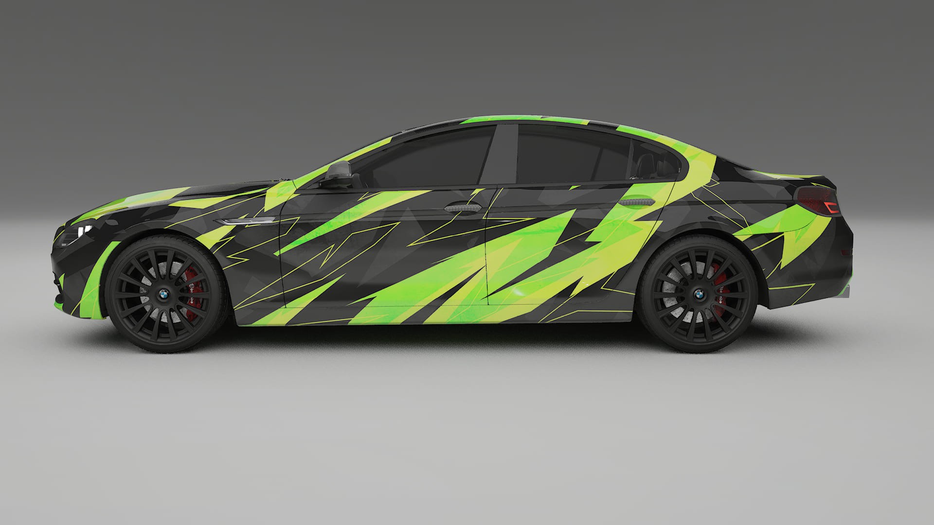 BMW 6 F06 NINJA TURTLES – Kit Wrap PPF Personalizzato in Pellicola Poliuretanica Stampabile