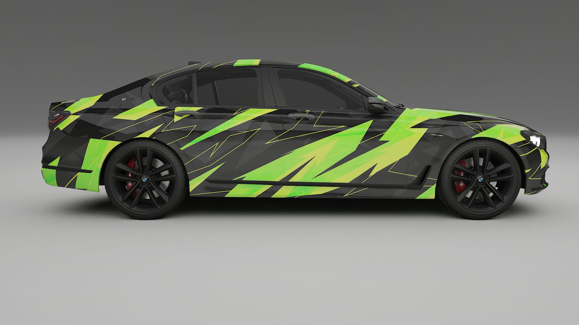 BMW 7 G11 G12 facelift LCI NINJA TURTLES – Kit Wrap PPF Personalizzato in Pellicola Poliuretanica Stampabile
