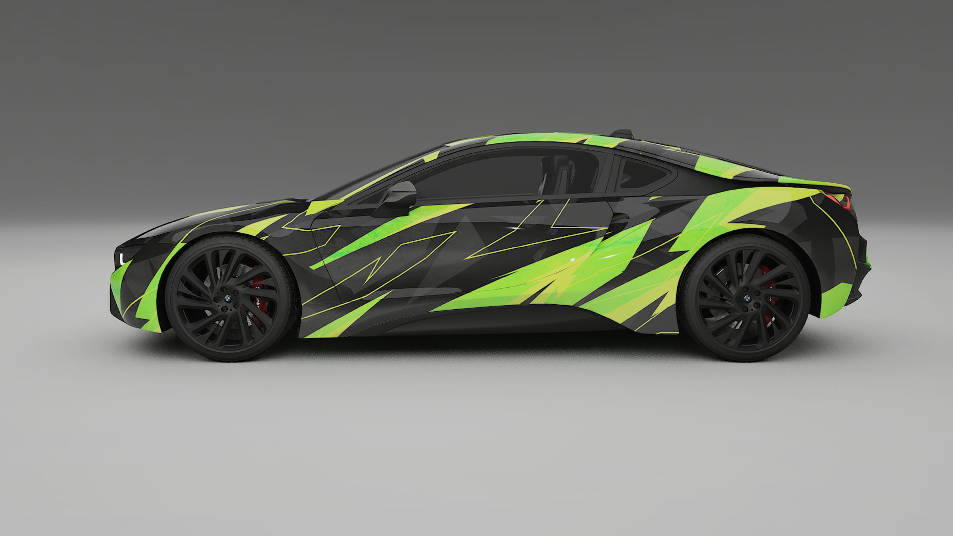 BMW I8 I12 NINJA TURTLES – Kit Wrap PPF Personalizzato in Pellicola Poliuretanica Stampabile