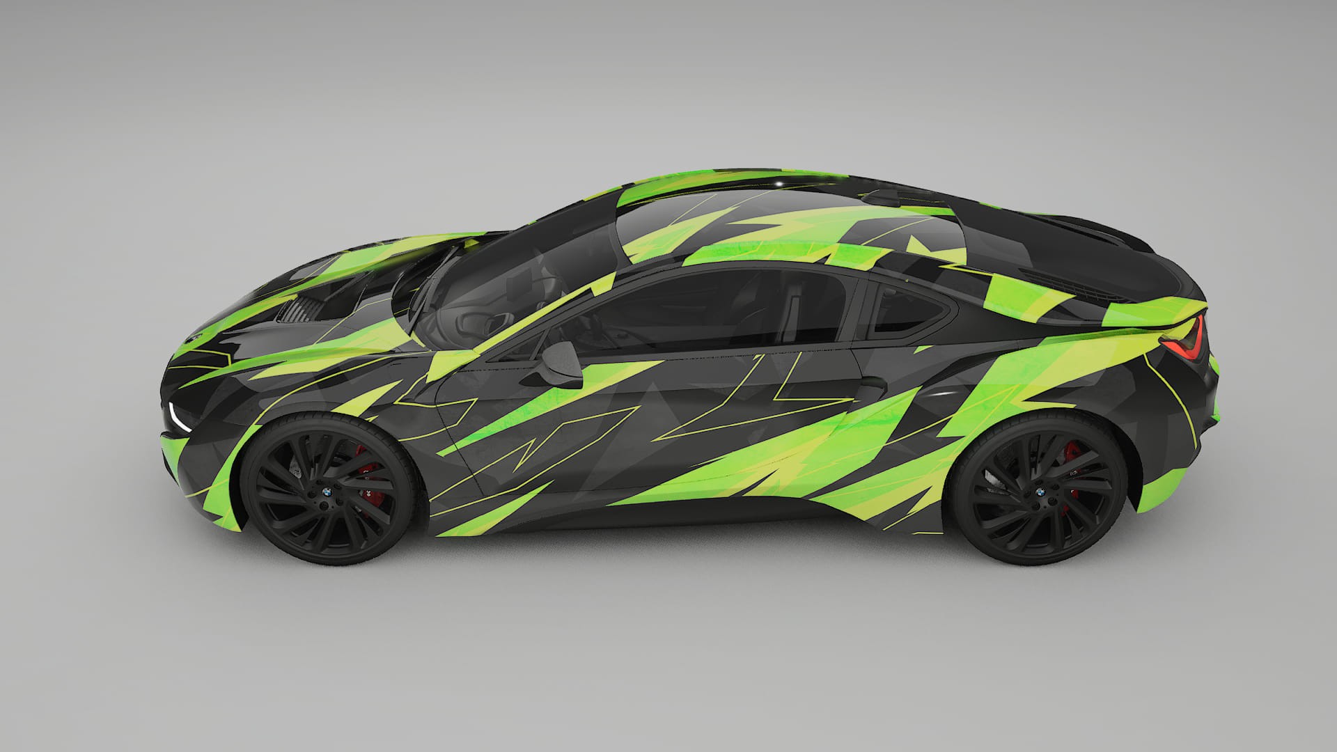 BMW I8 I12 NINJA TURTLES – Kit Wrap PPF Personalizzato in Pellicola Poliuretanica Stampabile