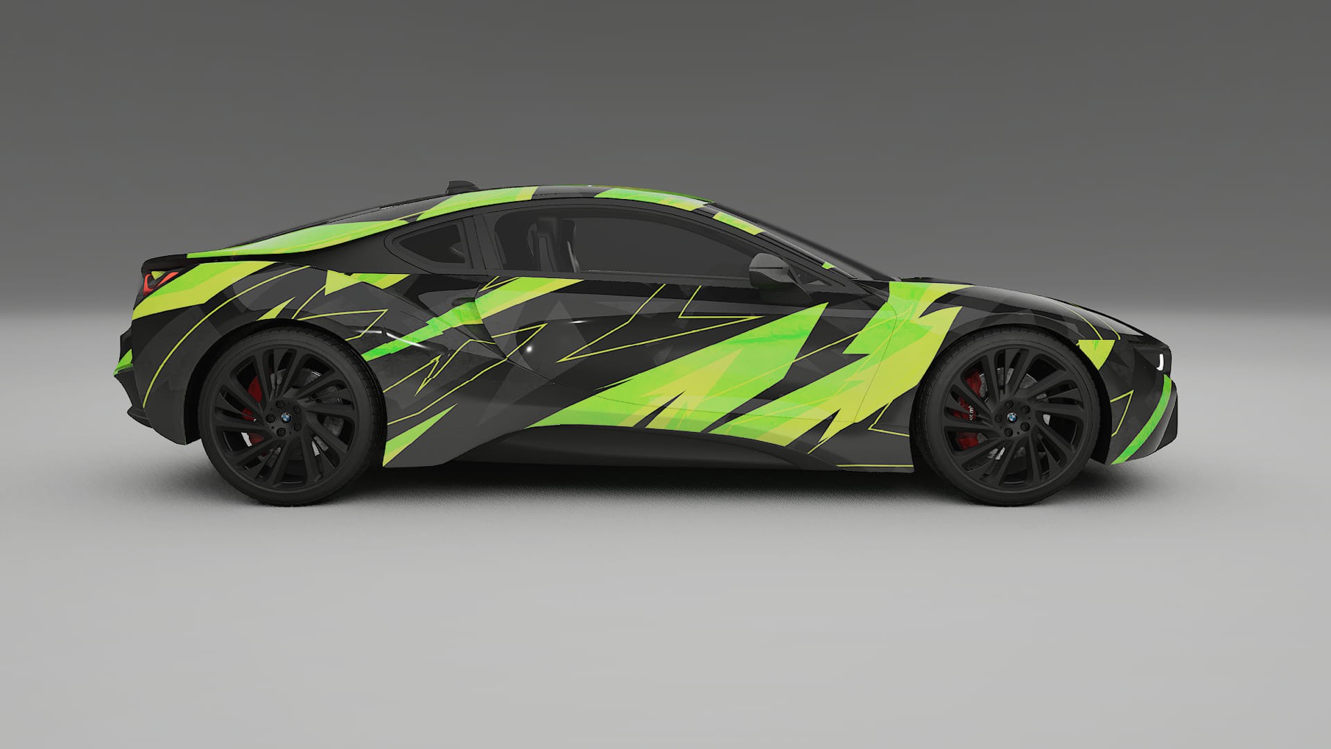 BMW I8 I12 NINJA TURTLES – Kit Wrap PPF Personalizzato in Pellicola Poliuretanica Stampabile