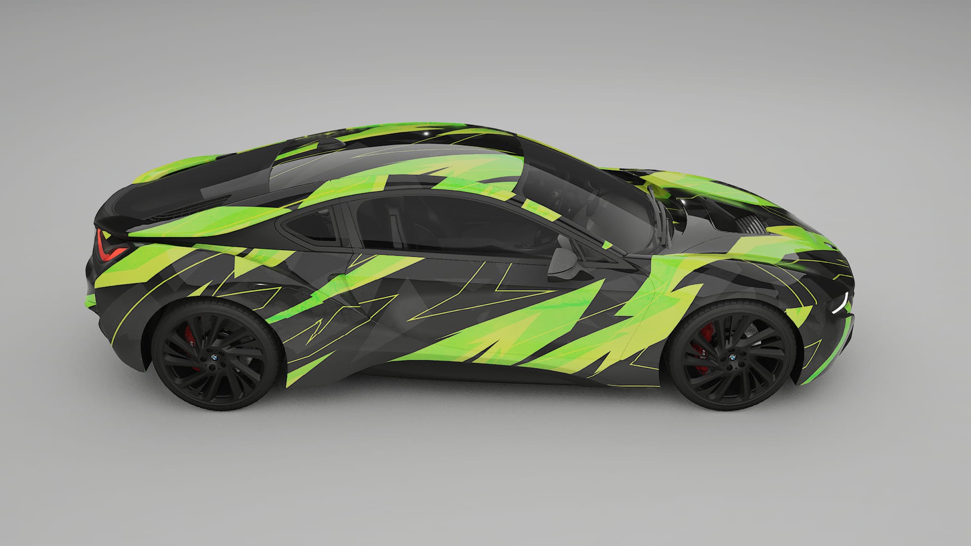 BMW I8 I12 NINJA TURTLES – Kit Wrap PPF Personalizzato in Pellicola Poliuretanica Stampabile