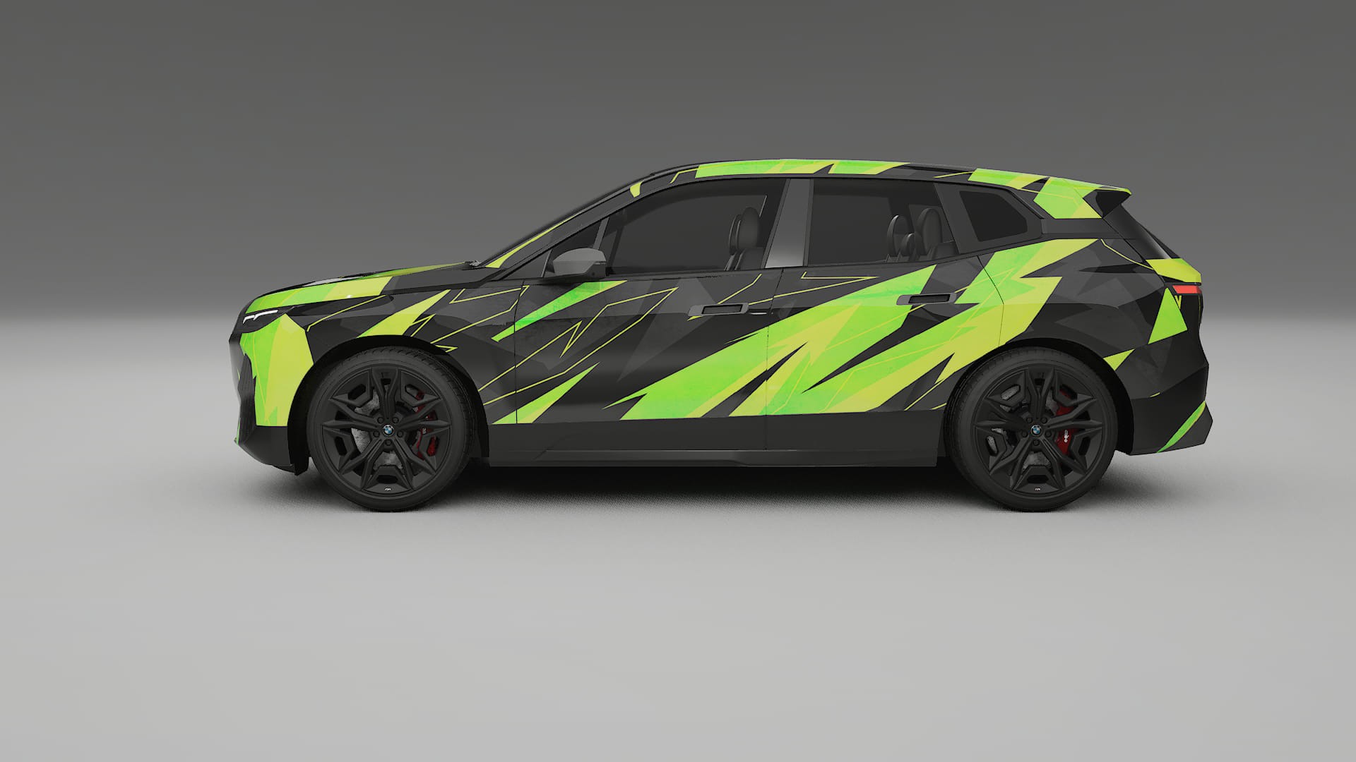 BMW iX M60 NINJA TURTLES – Kit Wrap PPF Personalizzato in Pellicola Poliuretanica Stampabile