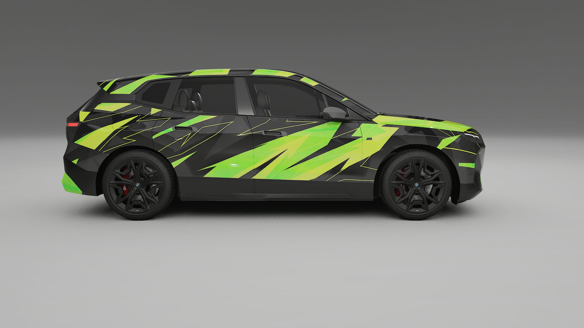 BMW iX M60 NINJA TURTLES – Kit Wrap PPF Personalizzato in Pellicola Poliuretanica Stampabile