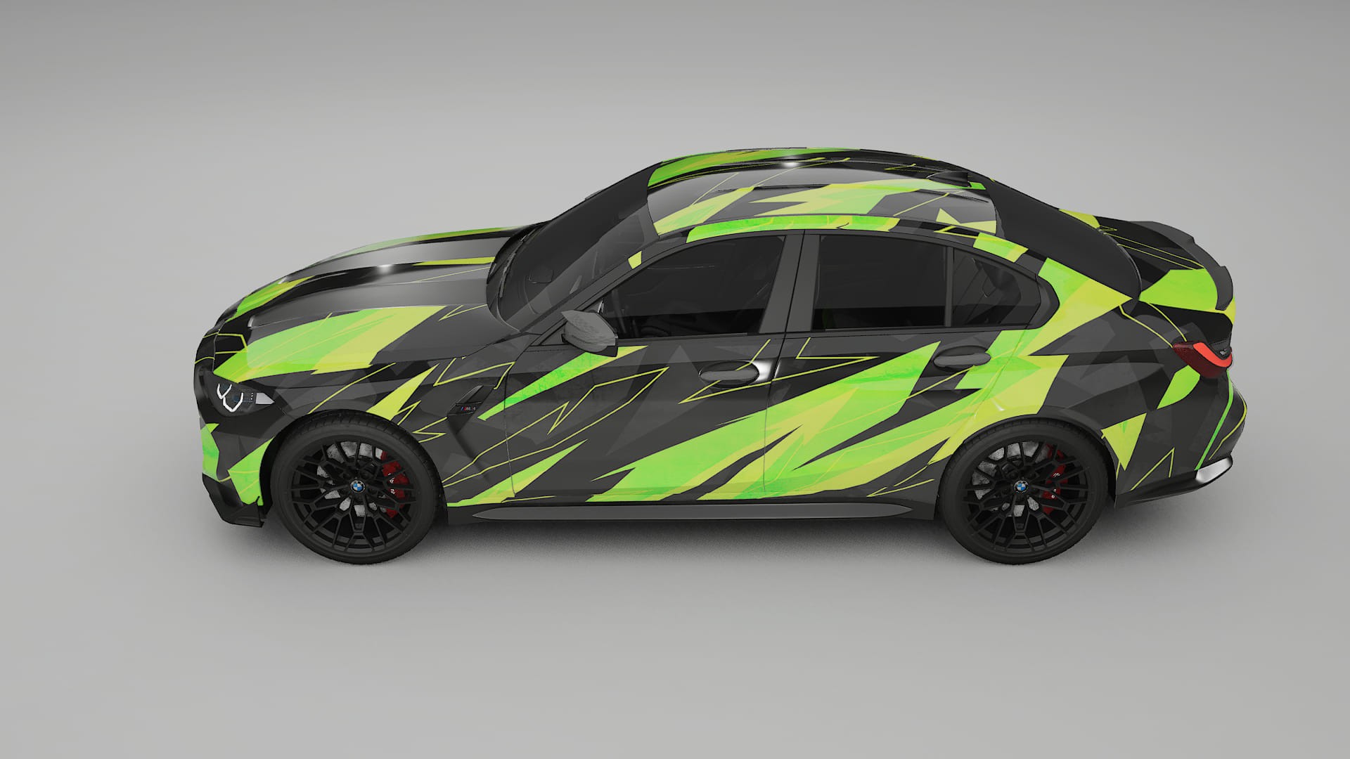 BMW M3 G80 Competition CS NINJA TURTLES – Kit Wrap PPF Personalizzato in Pellicola Poliuretanica Stampabile