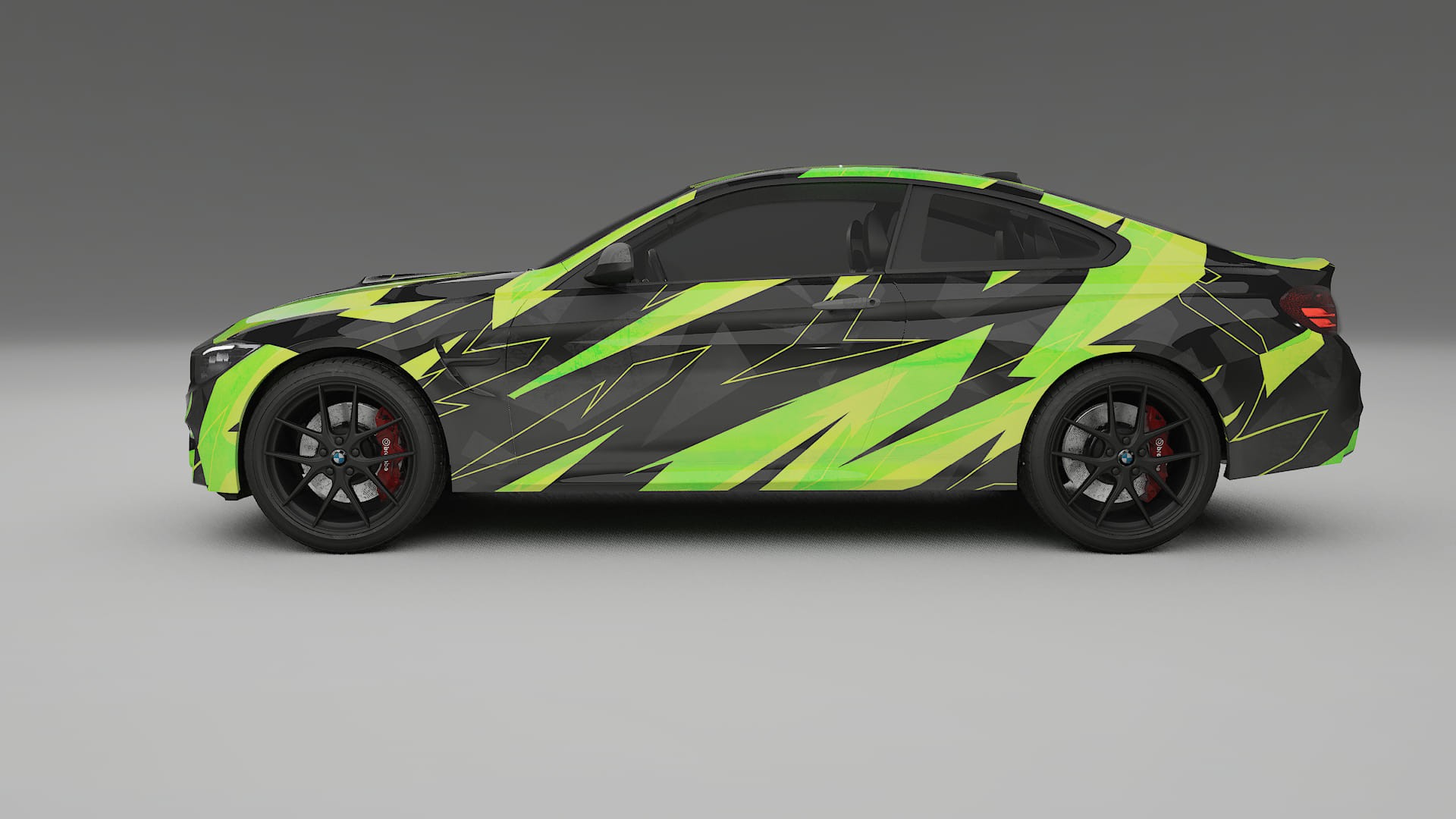 BMW M4 F82 NINJA TURTLES – Kit Wrap PPF Personalizzato in Pellicola Poliuretanica Stampabile