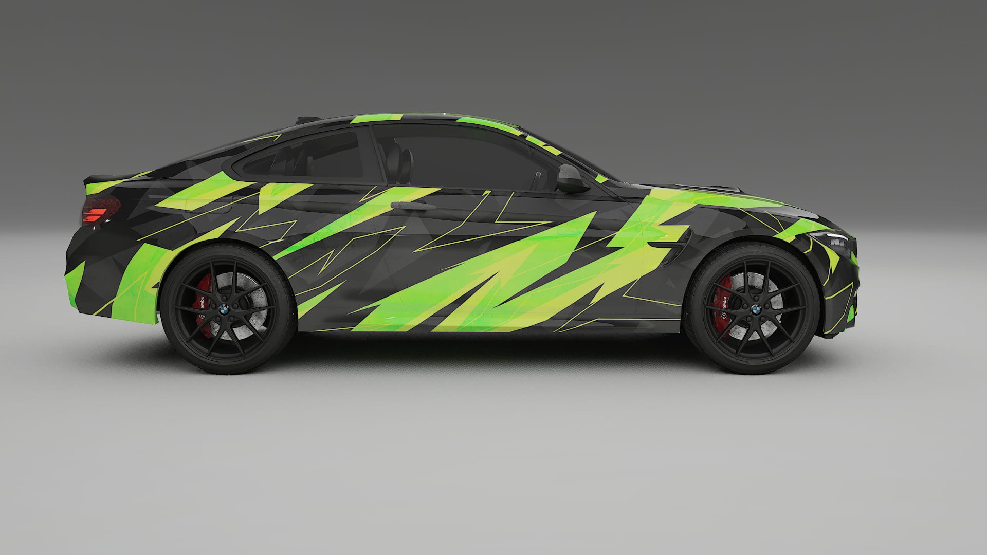 BMW M4 F82 NINJA TURTLES – Kit Wrap PPF Personalizzato in Pellicola Poliuretanica Stampabile