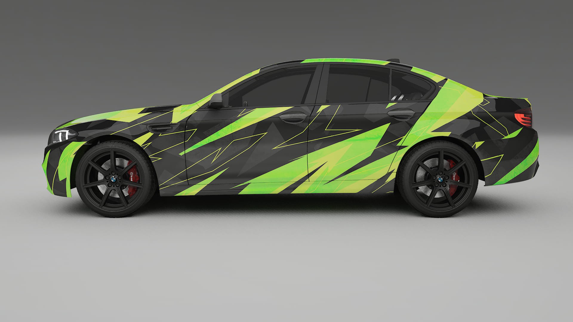 BMW M5 F10 NINJA TURTLES – Kit Wrap PPF Personalizzato in Pellicola Poliuretanica Stampabile