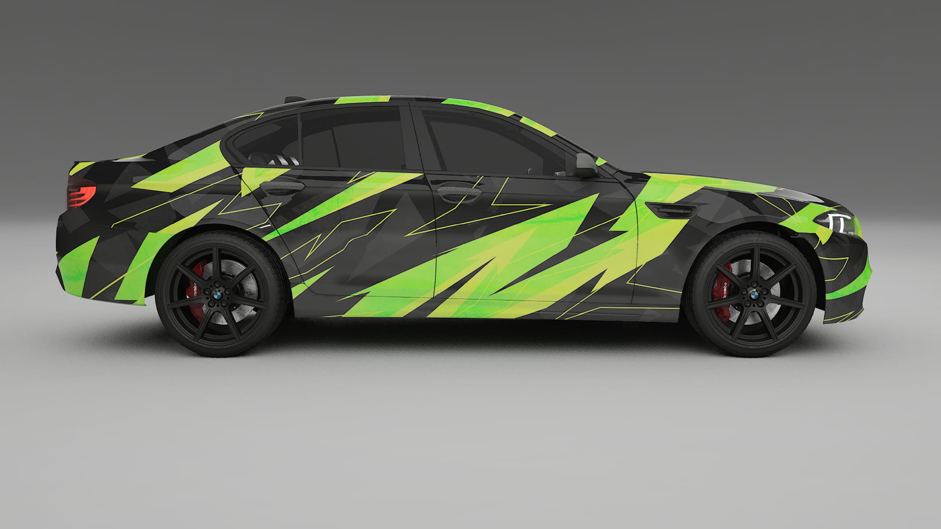 BMW M5 F10 NINJA TURTLES – Kit Wrap PPF Personalizzato in Pellicola Poliuretanica Stampabile