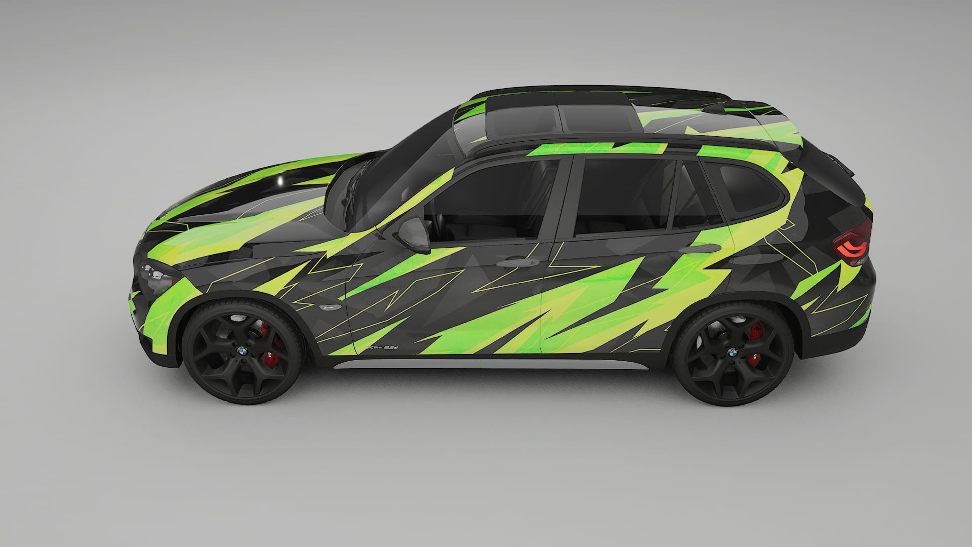 BMW X1 E84 NINJA TURTLES – Kit Wrap PPF Personalizzato in Pellicola Poliuretanica Stampabile