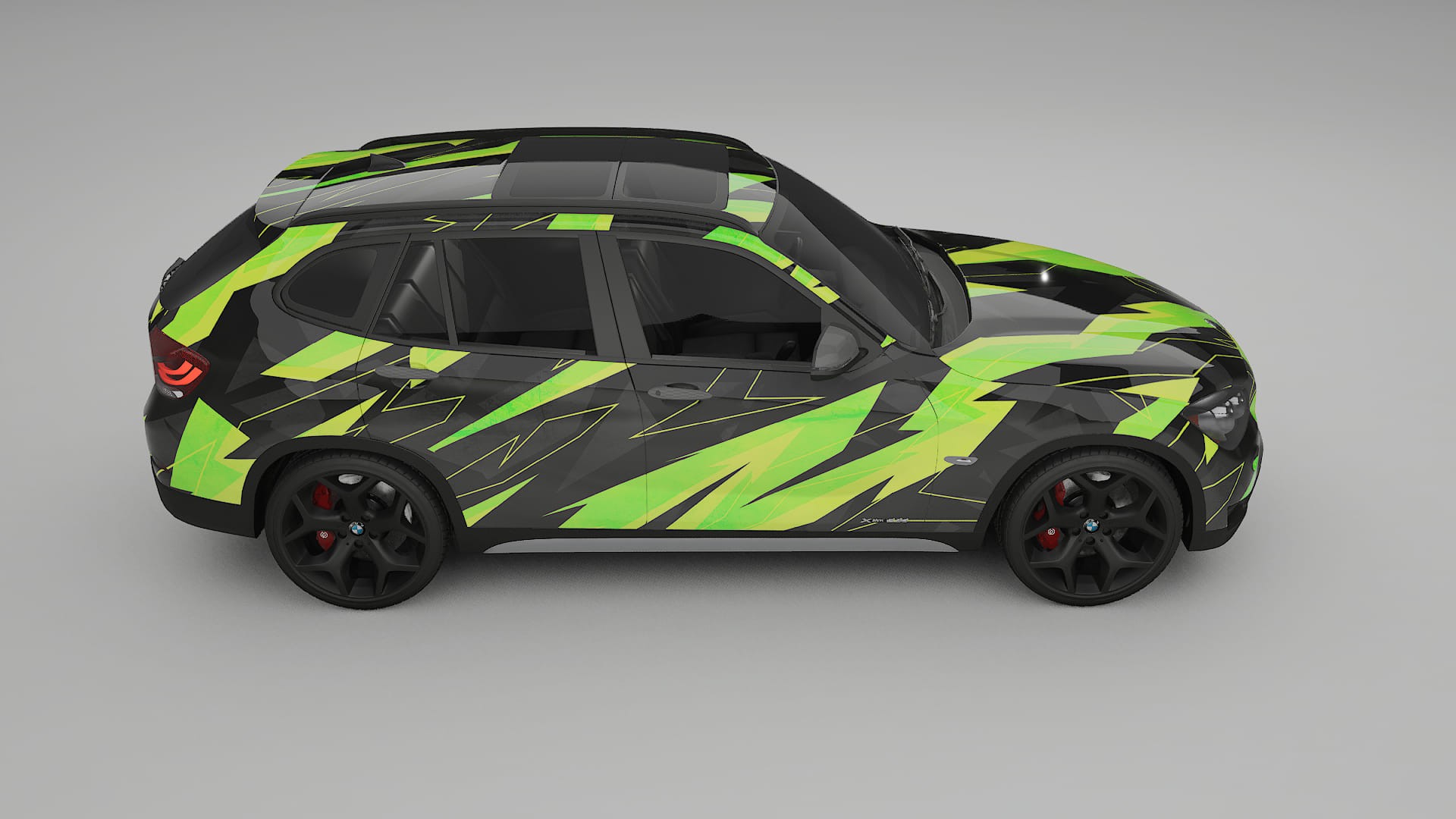 BMW X1 E84 NINJA TURTLES – Kit Wrap PPF Personalizzato in Pellicola Poliuretanica Stampabile