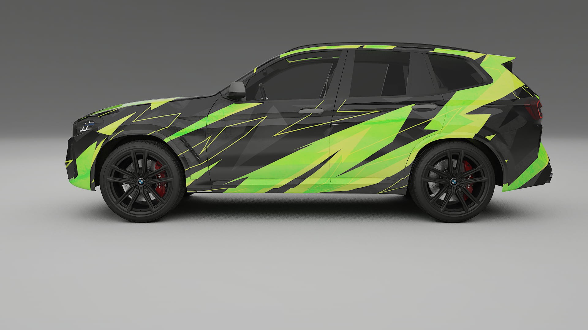 BMW X3 G01 facelift NINJA TURTLES – Kit Wrap PPF Personalizzato in Pellicola Poliuretanica Stampabile
