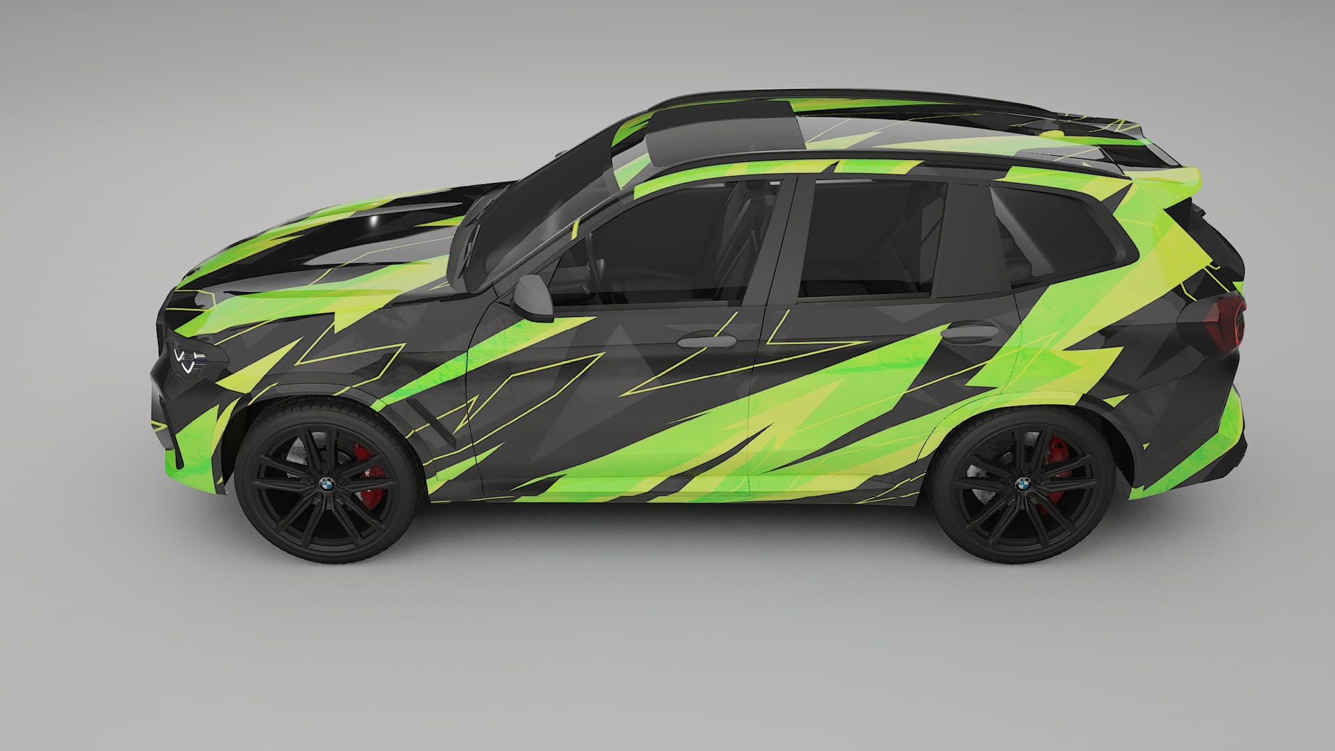 BMW X3 G01 facelift NINJA TURTLES – Kit Wrap PPF Personalizzato in Pellicola Poliuretanica Stampabile