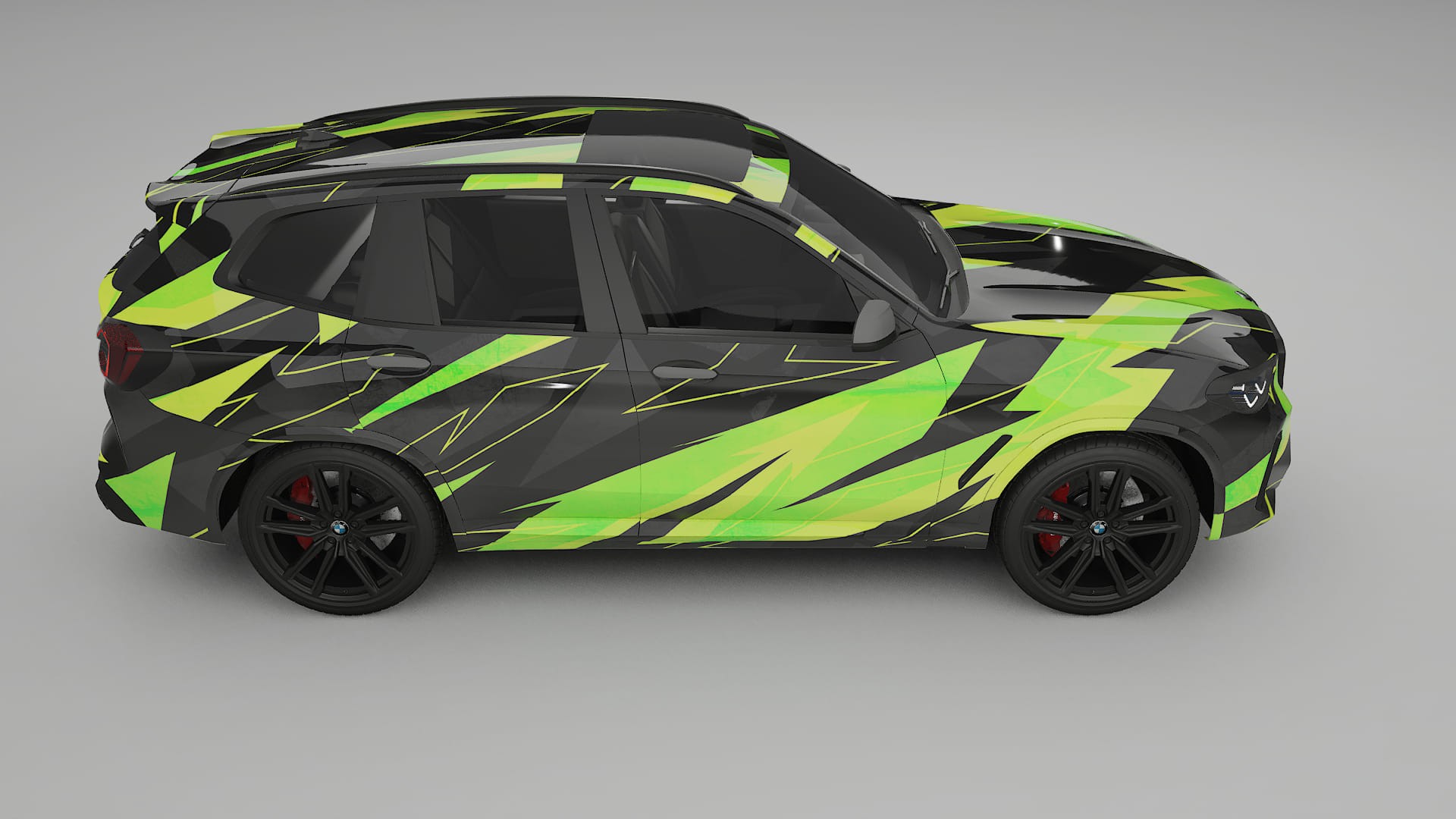 BMW X3 G01 facelift NINJA TURTLES – Kit Wrap PPF Personalizzato in Pellicola Poliuretanica Stampabile