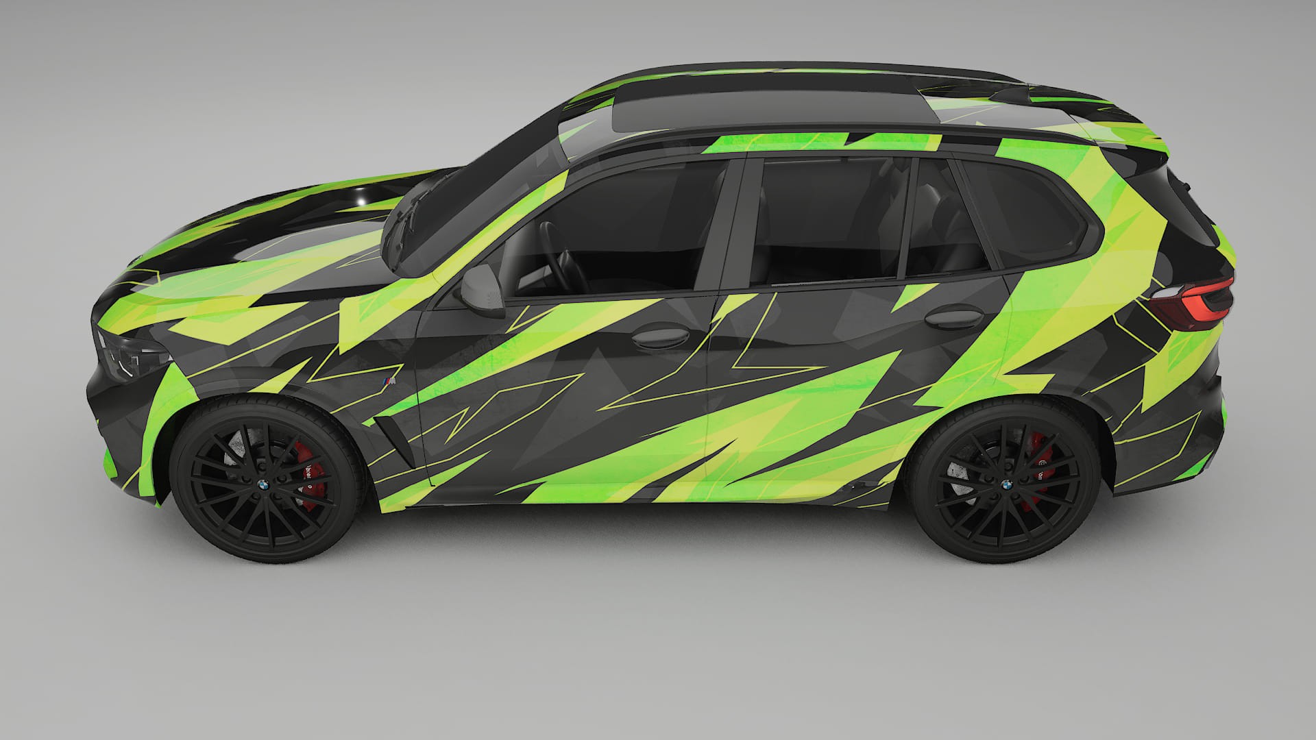 BMW X5 G05 M-Sport NINJA TURTLES – Kit Wrap PPF Personalizzato in Pellicola Poliuretanica Stampabile