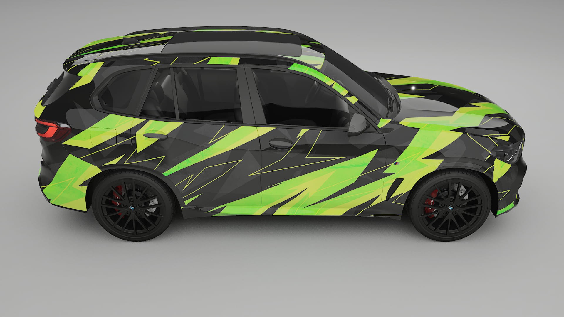 BMW X5 G05 M-Sport NINJA TURTLES – Kit Wrap PPF Personalizzato in Pellicola Poliuretanica Stampabile
