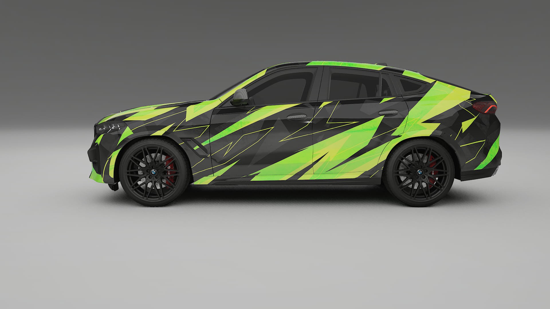 BMW X6 F96 Competition NINJA TURTLES – Kit Wrap PPF Personalizzato in Pellicola Poliuretanica Stampabile