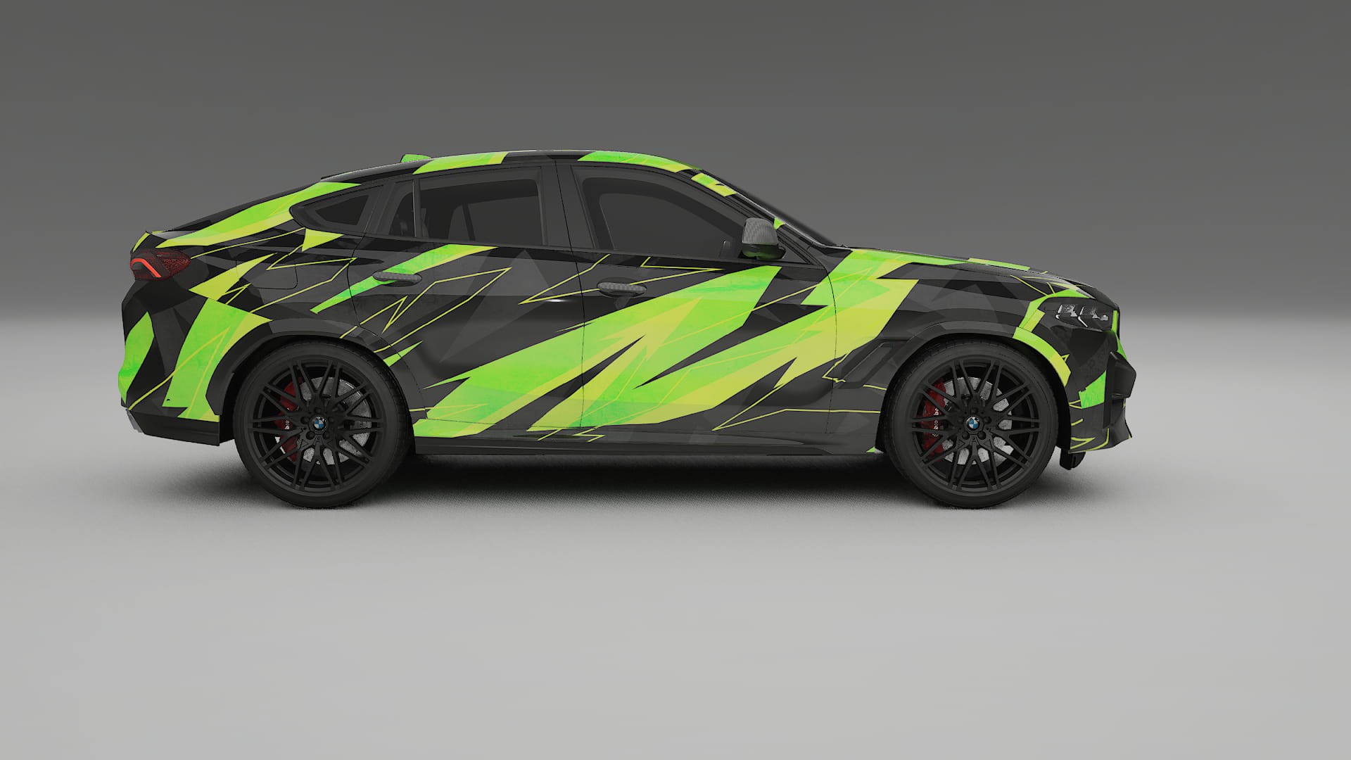 BMW X6 F96 Competition NINJA TURTLES – Kit Wrap PPF Personalizzato in Pellicola Poliuretanica Stampabile