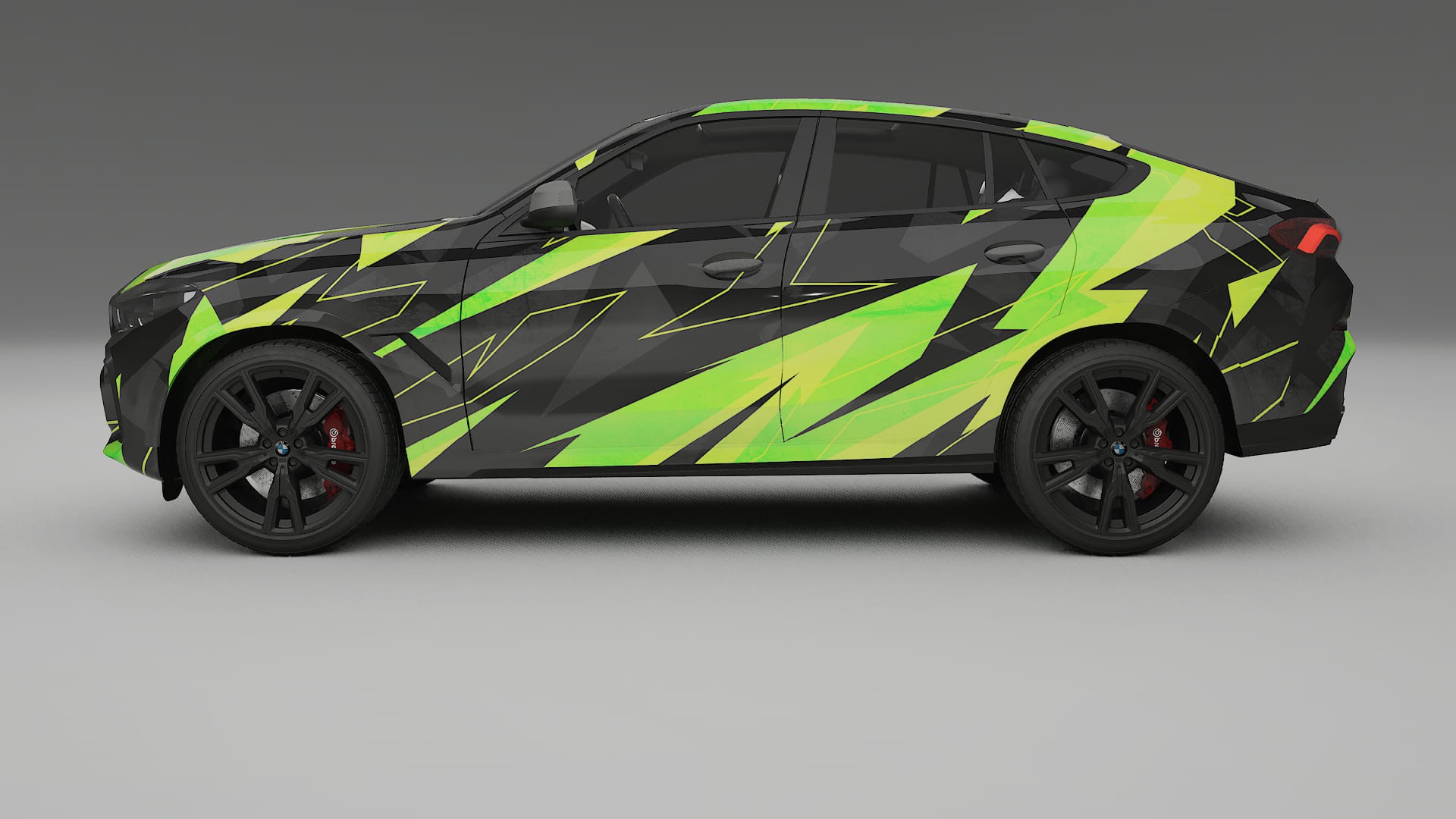 BMW X6 G06 F96 NINJA TURTLES – Kit Wrap PPF Personalizzato in Pellicola Poliuretanica Stampabile