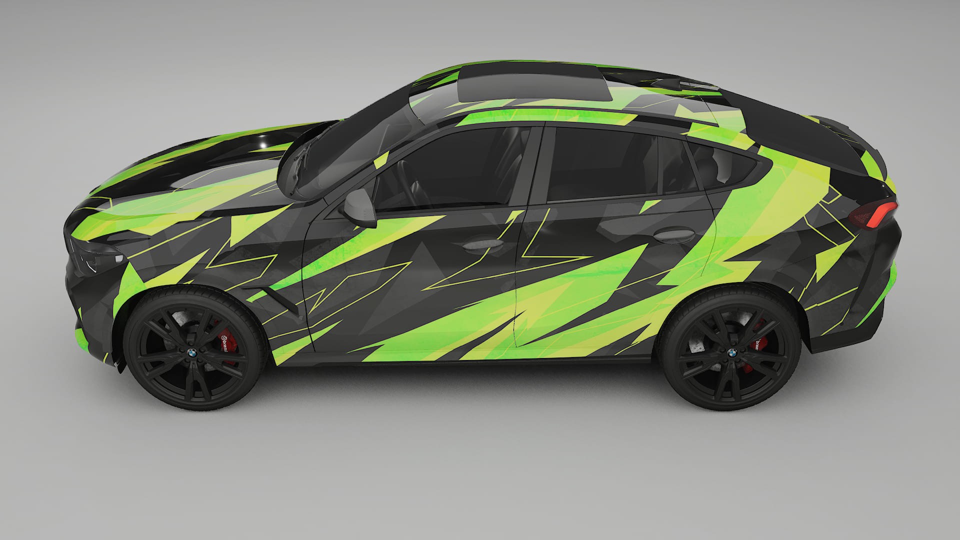BMW X6 G06 F96 NINJA TURTLES – Kit Wrap PPF Personalizzato in Pellicola Poliuretanica Stampabile