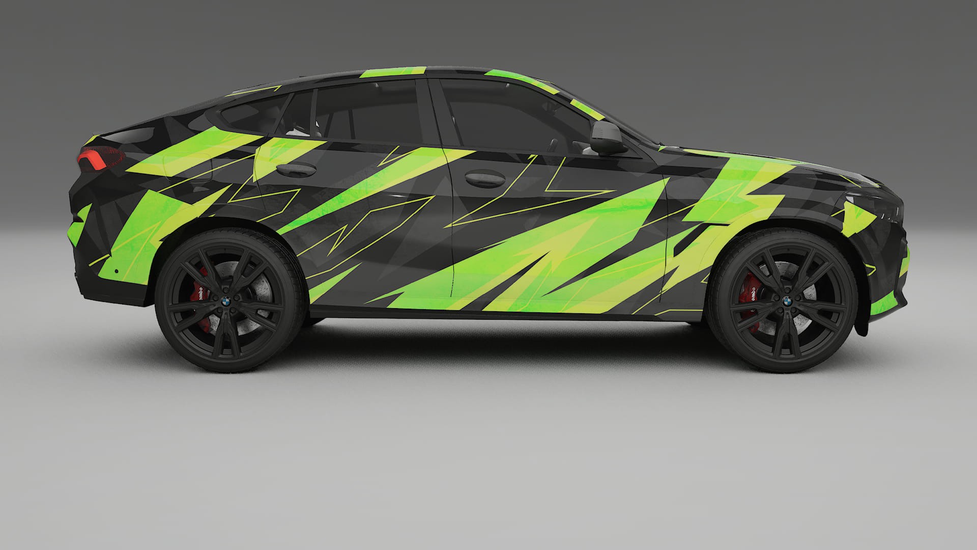BMW X6 G06 F96 NINJA TURTLES – Kit Wrap PPF Personalizzato in Pellicola Poliuretanica Stampabile