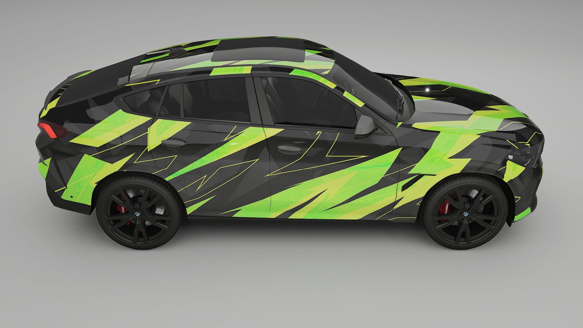 BMW X6 G06 F96 NINJA TURTLES – Kit Wrap PPF Personalizzato in Pellicola Poliuretanica Stampabile
