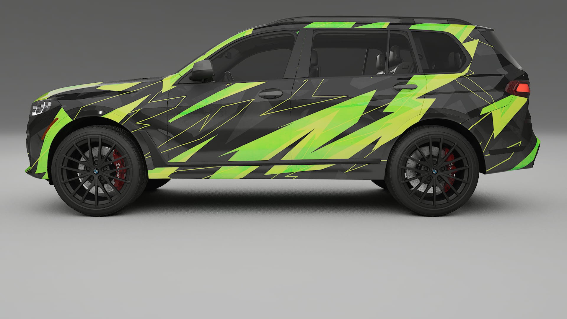 BMW X7 M G07 NINJA TURTLES – Kit Wrap PPF Personalizzato in Pellicola Poliuretanica Stampabile