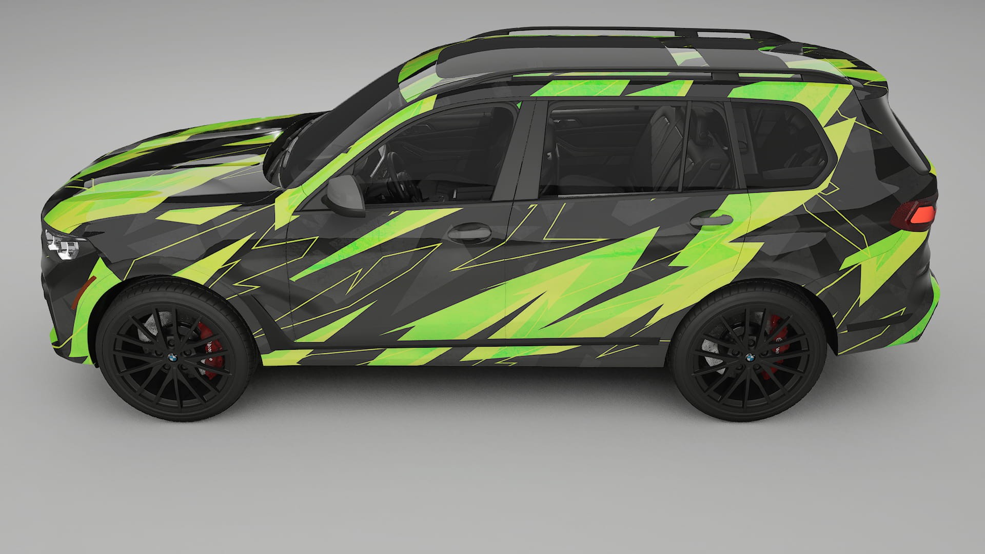 BMW X7 M G07 NINJA TURTLES – Kit Wrap PPF Personalizzato in Pellicola Poliuretanica Stampabile