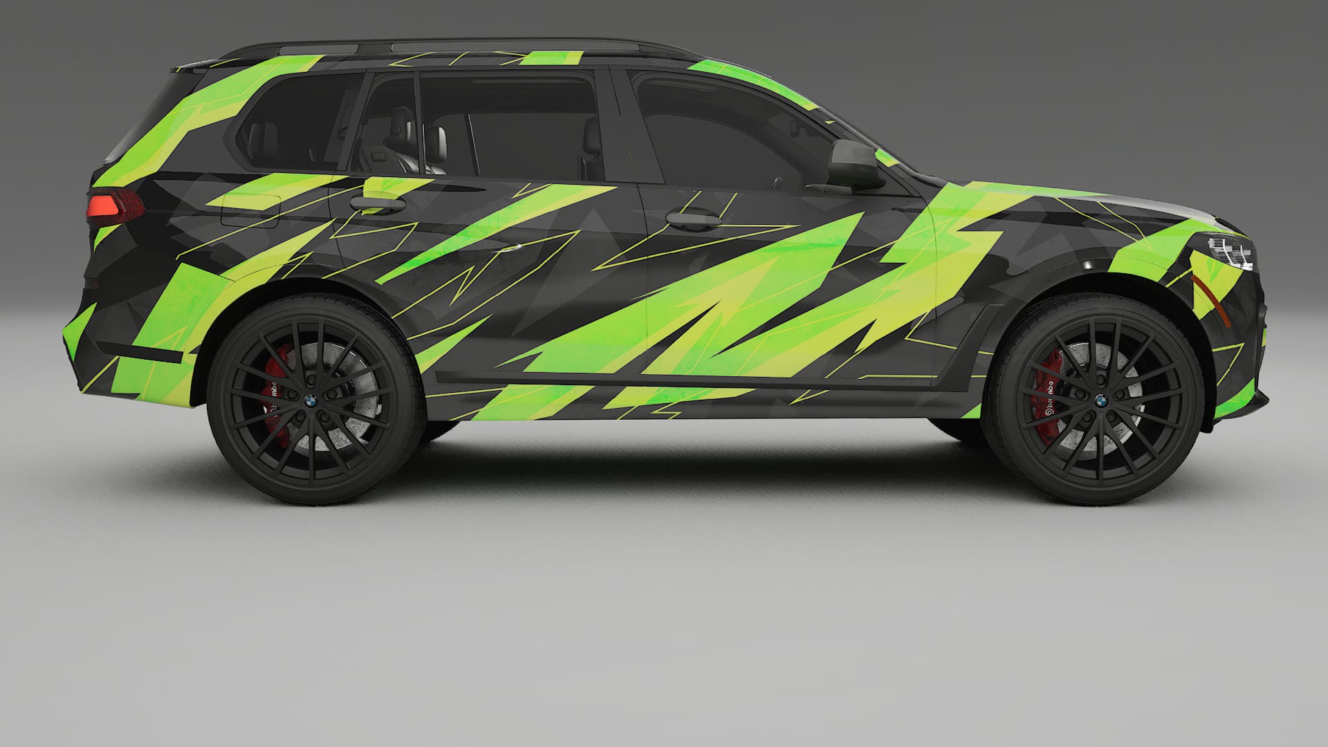 BMW X7 M G07 NINJA TURTLES – Kit Wrap PPF Personalizzato in Pellicola Poliuretanica Stampabile