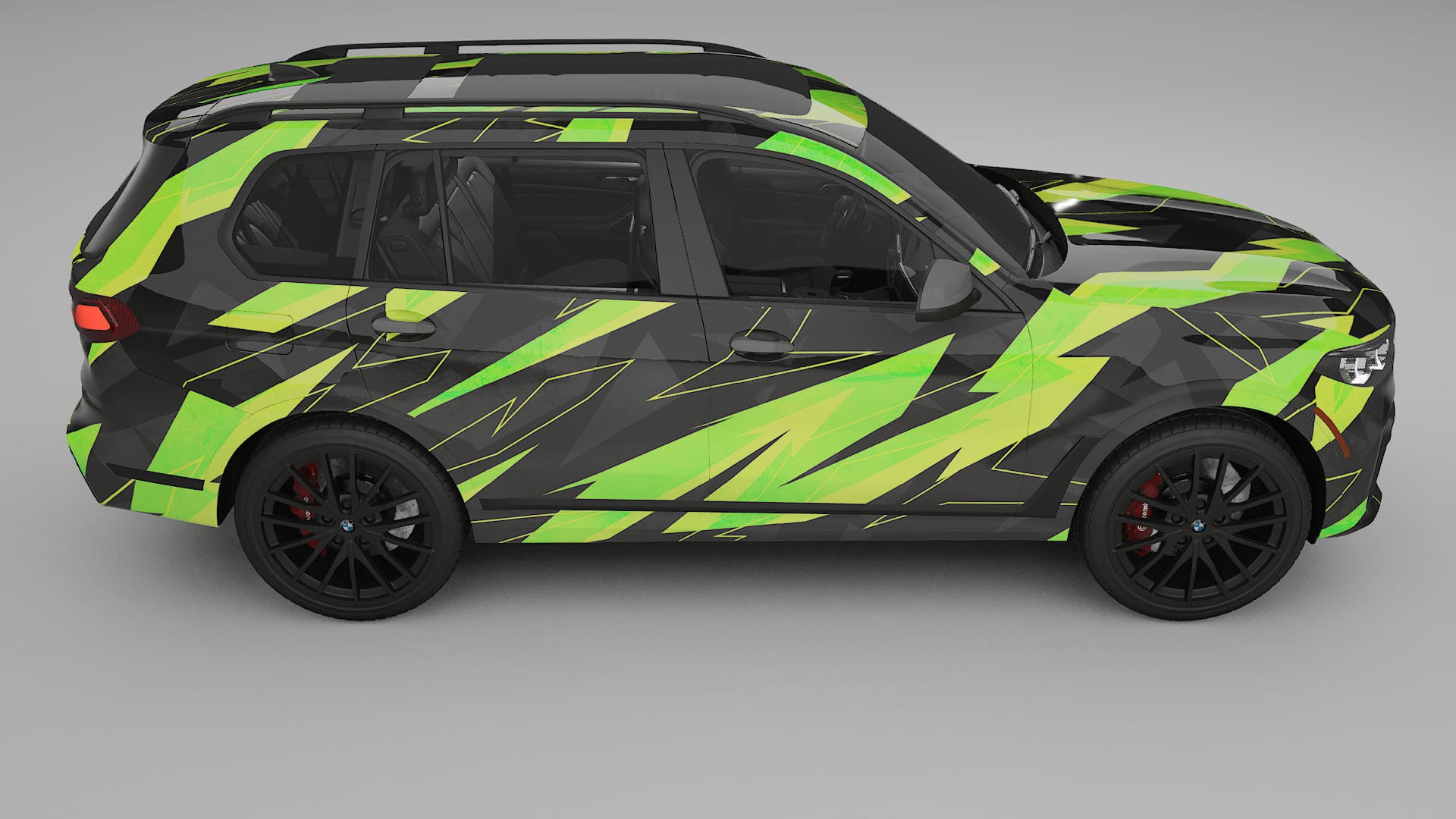BMW X7 M G07 NINJA TURTLES – Kit Wrap PPF Personalizzato in Pellicola Poliuretanica Stampabile